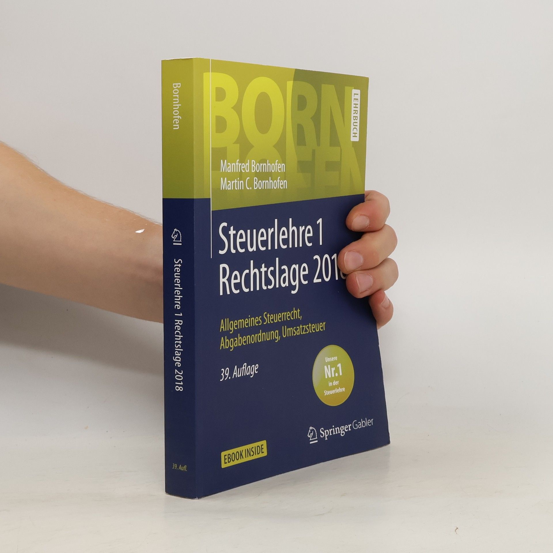 Manfred Bornhofen Steuerlehre 1 Rechtslage 2018