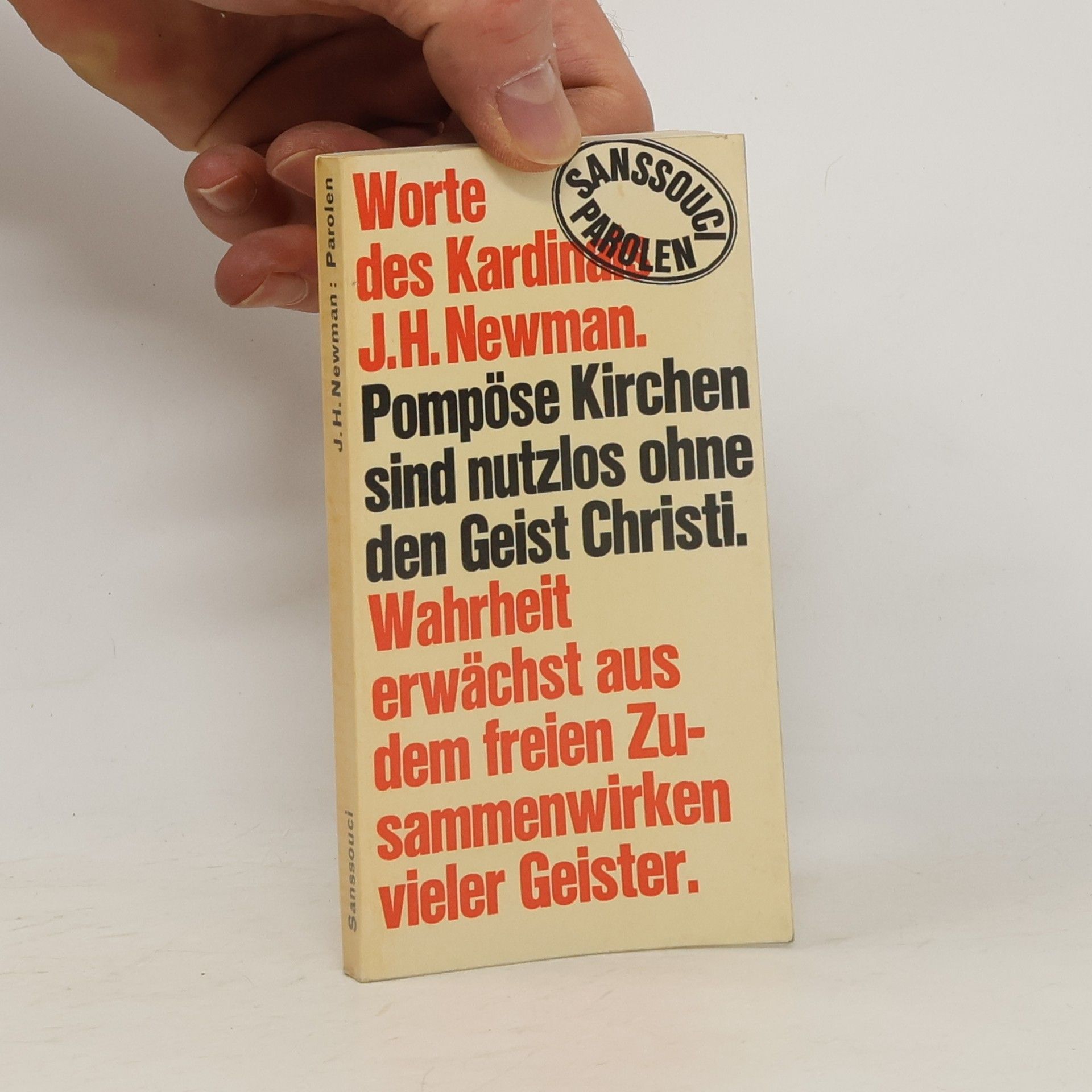 John Henry Newman Pompöse Kirchen sind nutzlos ohne den Geist Christi