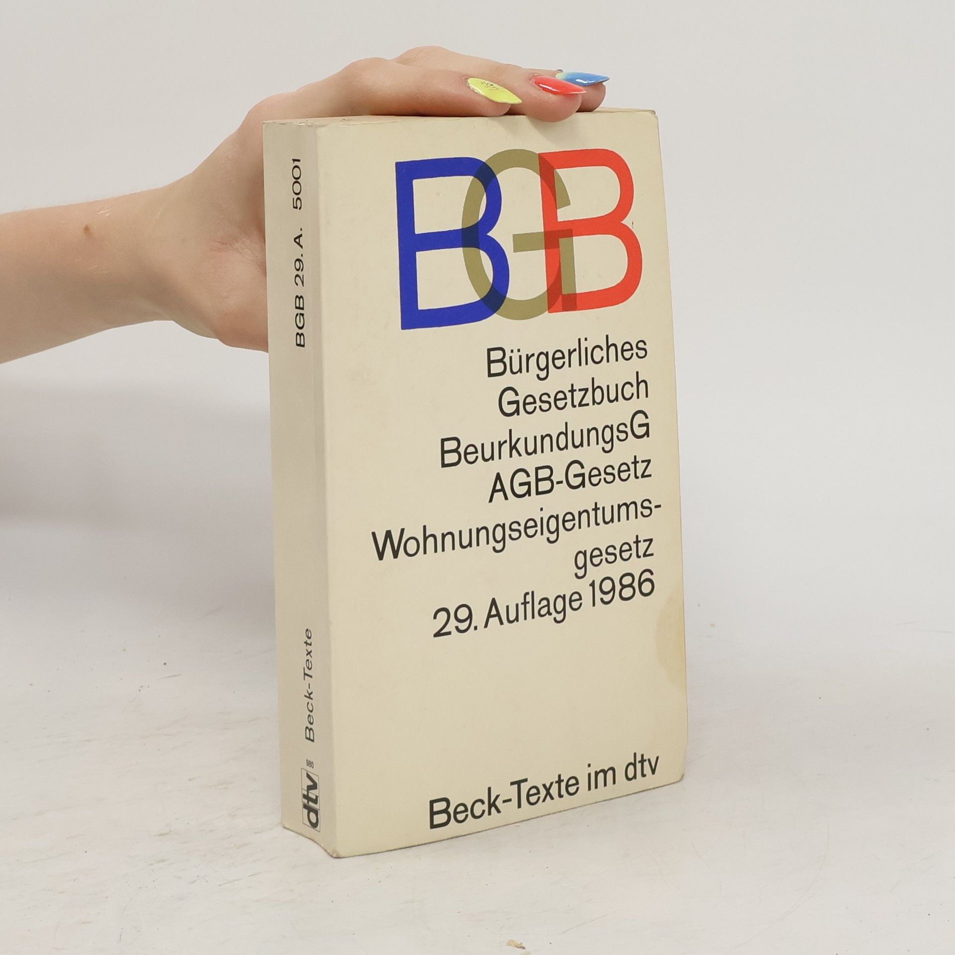 Kolektiv autorů Bürgerliches Gesetzbuch BerkundungsG AGB-Gesetz Wohnungseigentums-gesetz