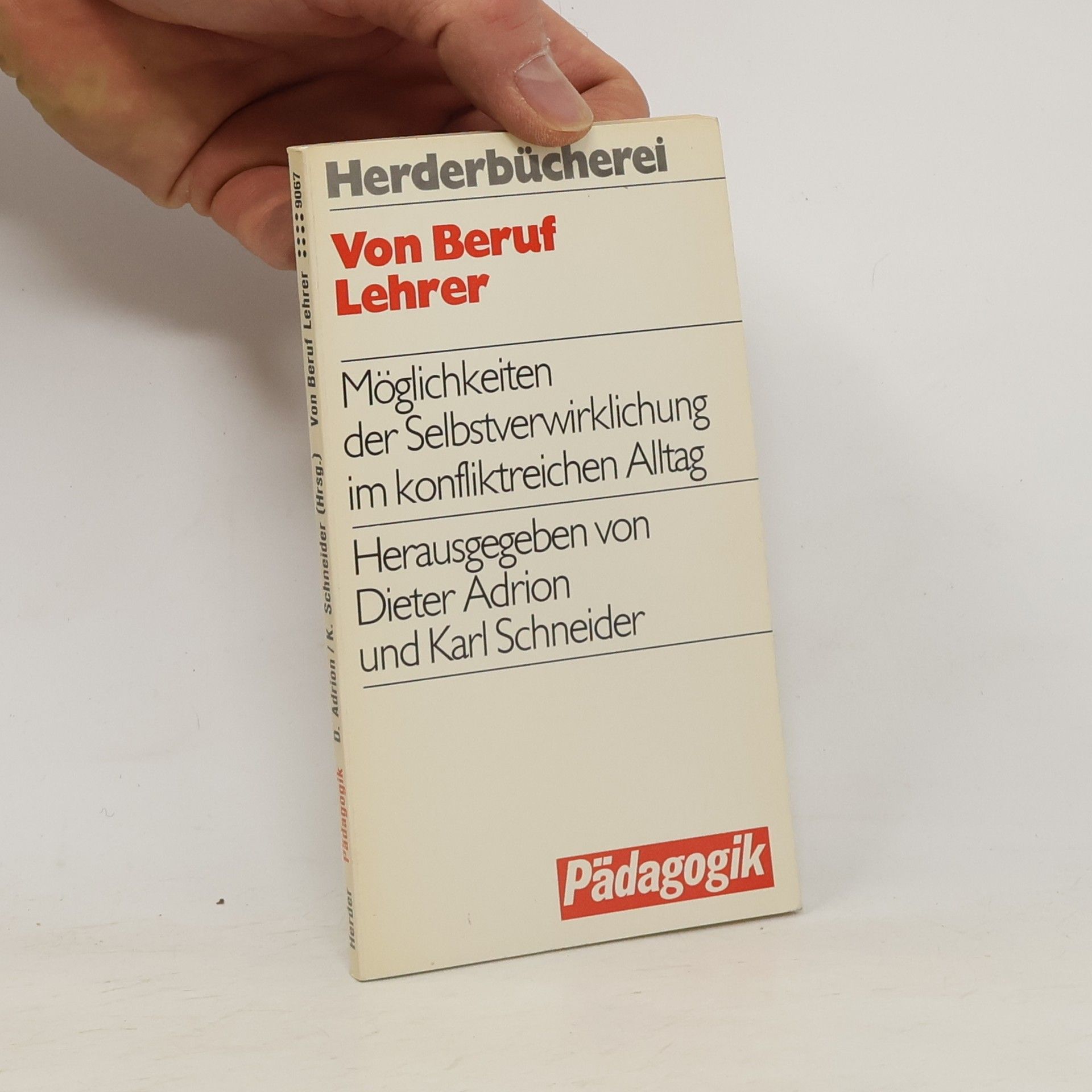 Dieter Adrion Von Beruf Lehrer