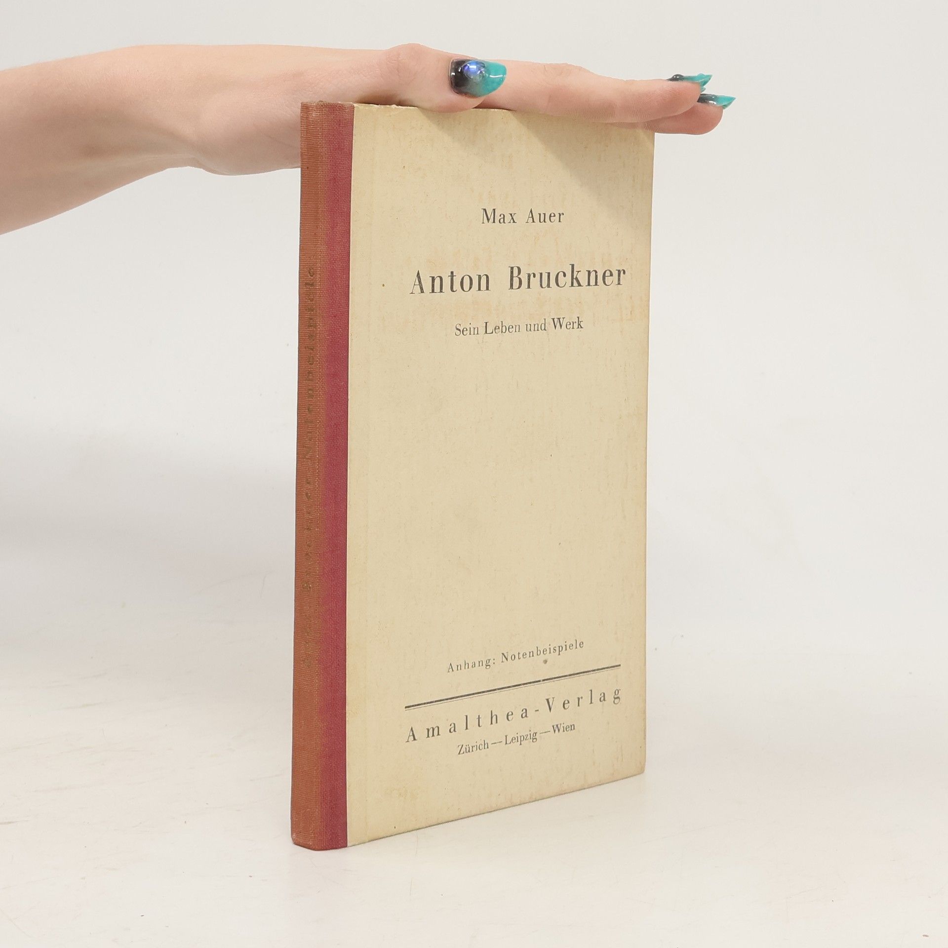 Max Auer Anton Bruckner