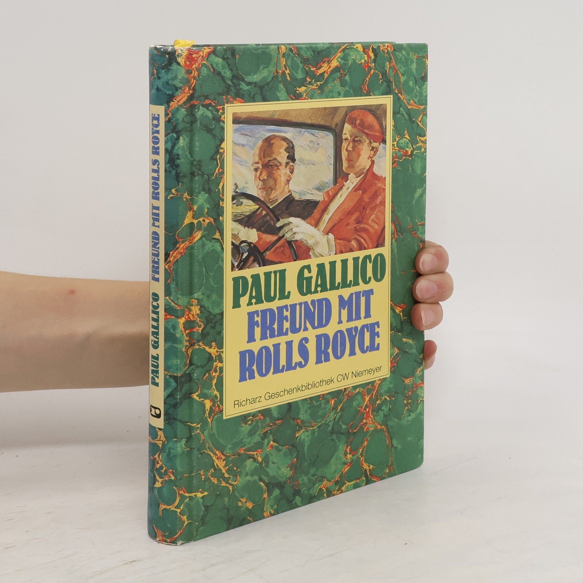 Paul Galico Freund mit Rolls-Royce