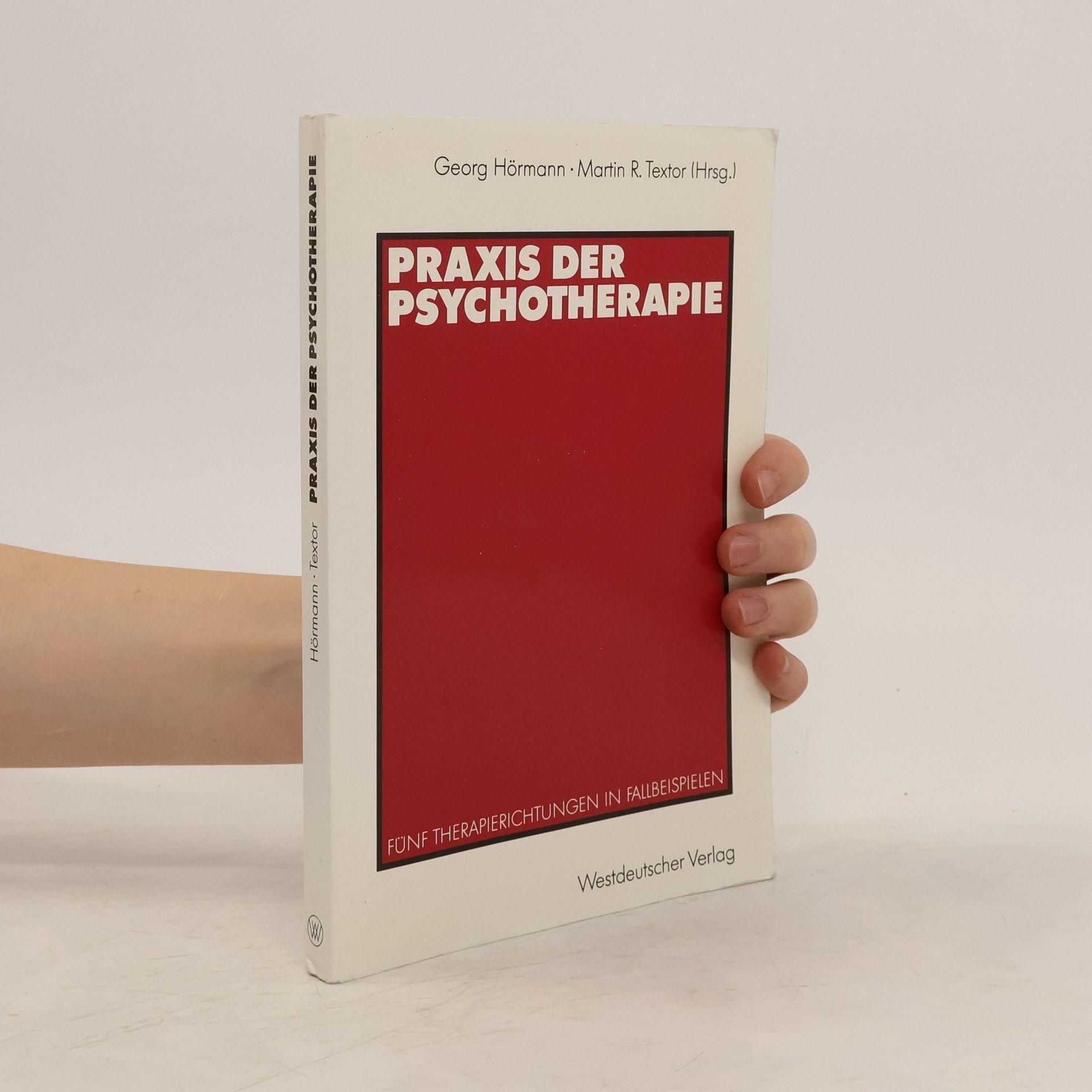 Georg Hörmann Praxis der Psychotherapie