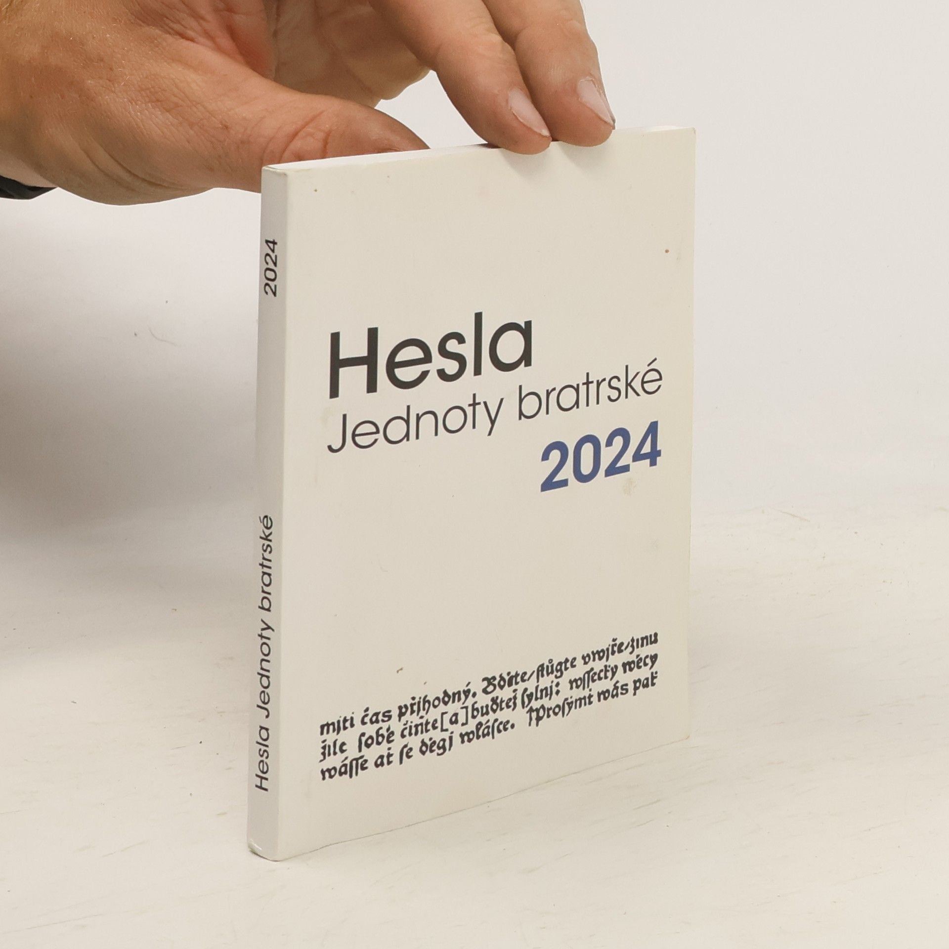 Collectif d'auteurs Hesla jednoty bratrské 2024