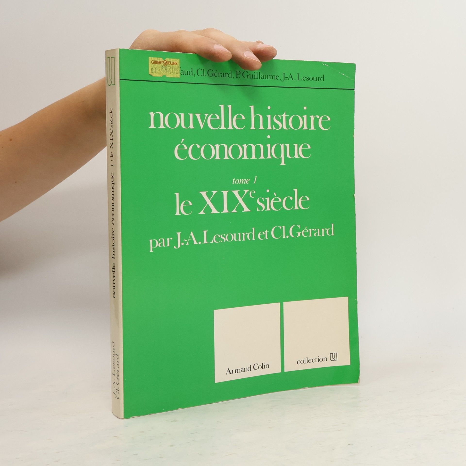 Jean-Alain Lesourd Nouvelle histoire économique 1