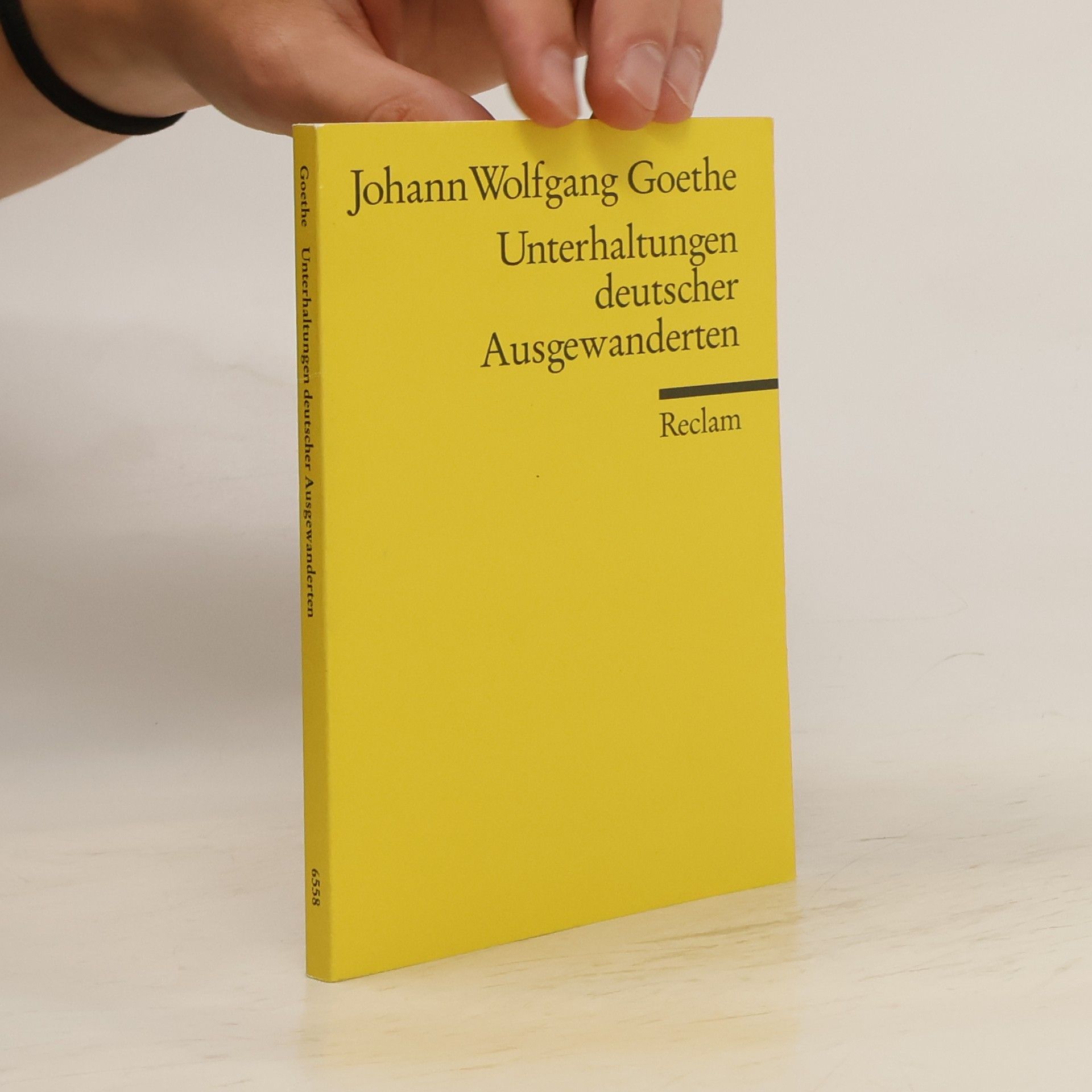 Johann Wolfgang von Goethe Unterhaltungen deutscher Ausgewanderten