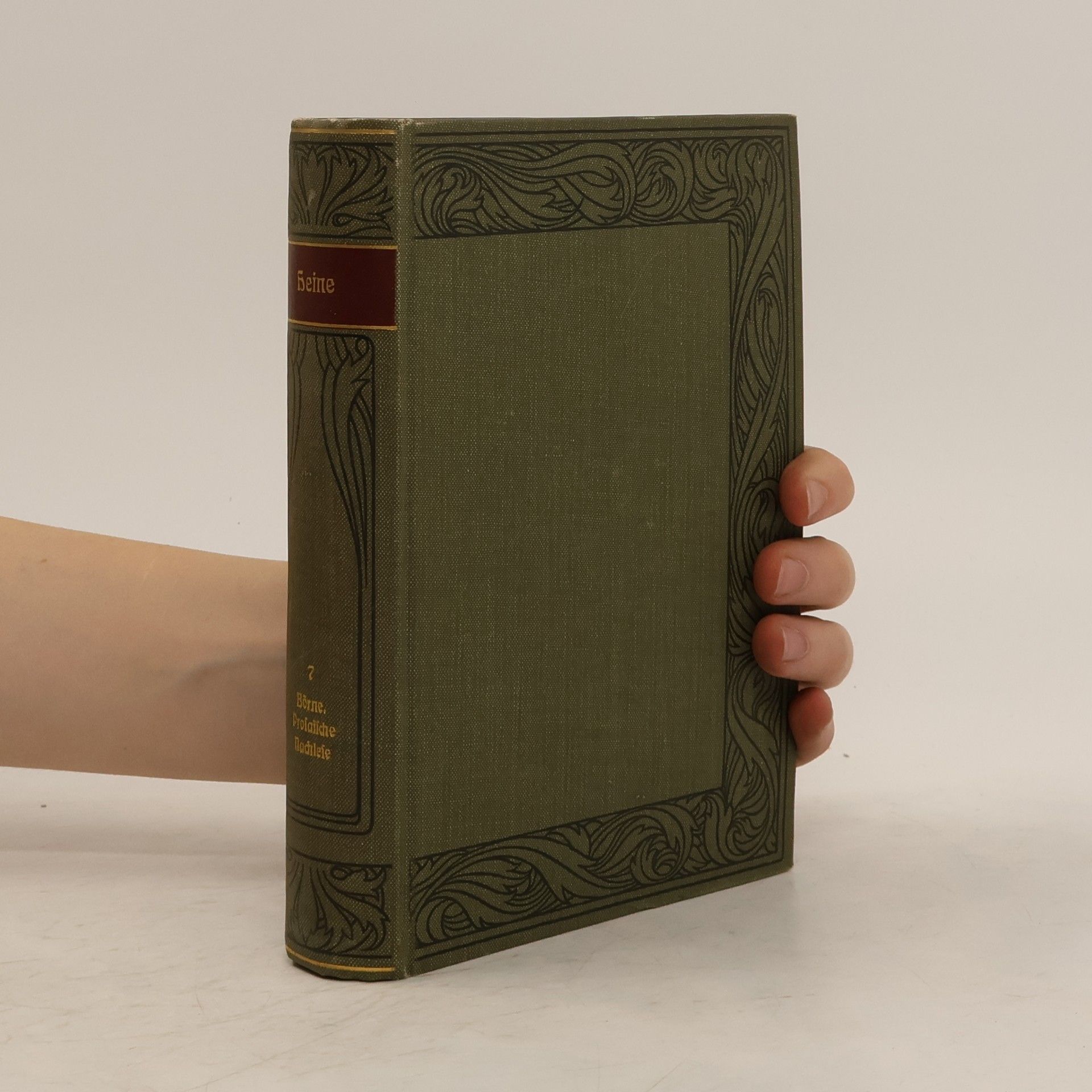 Heinrich Heine Heinrich Heines sämtliche Werke 7. Börne prosaische Nachlese