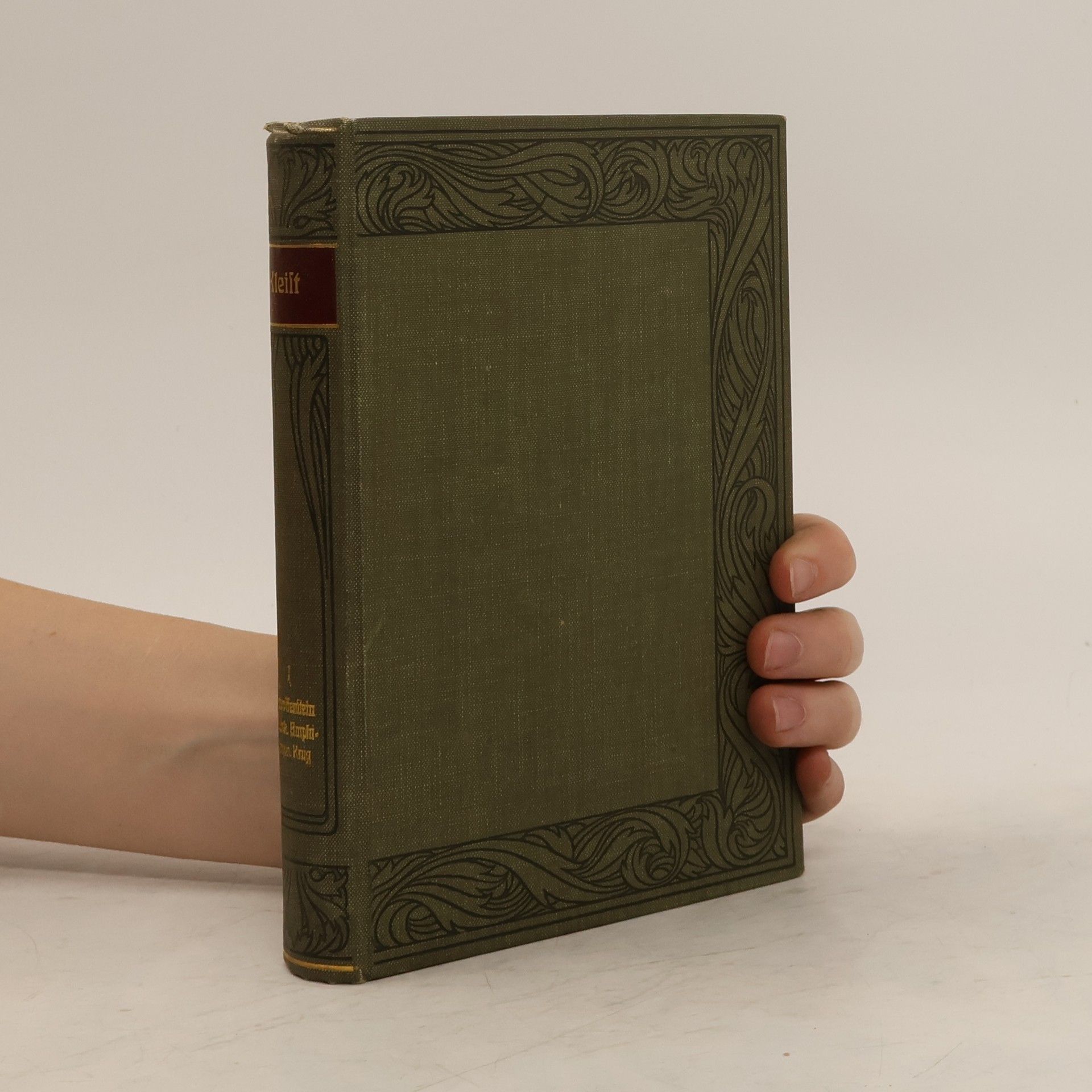 Heinrich von Kleist H. v. Kleists Werke 1