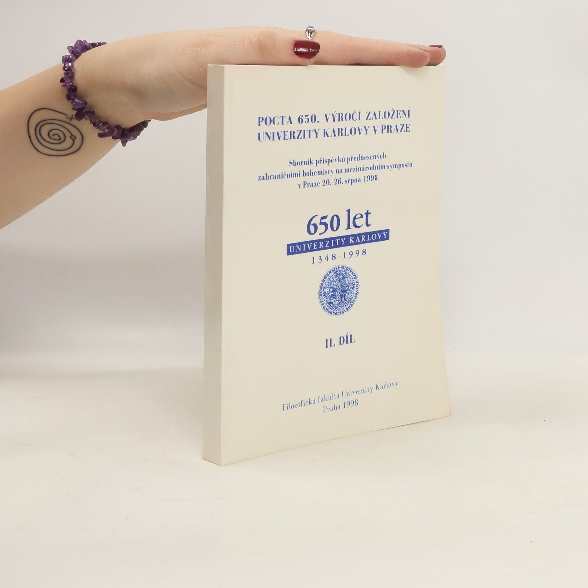 Collectif d'auteurs Pocta 650. výročí založení Univerzity Karlovy v Praze