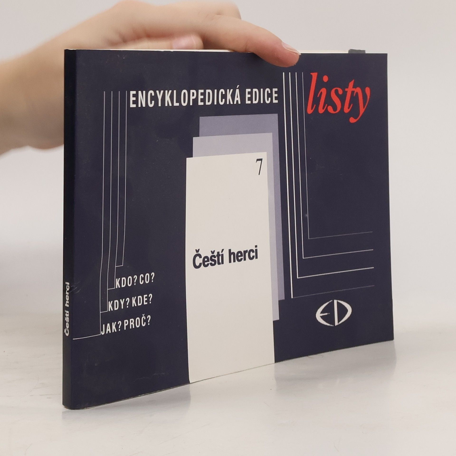Eliška Chrobáková Listy: kdo? co? kdy? kde? jak? proč? – 7. Čeští herci
