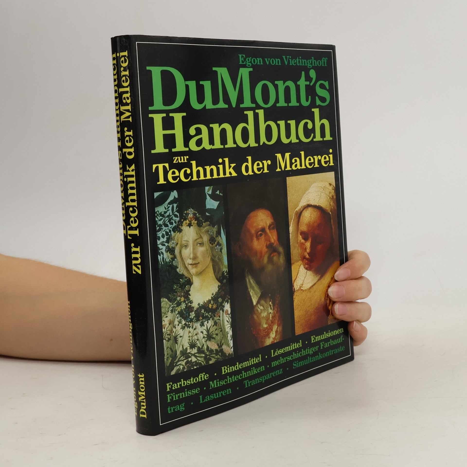 Egon von Vietinghoff DuMont's Handbuch zur Technik der Malerei