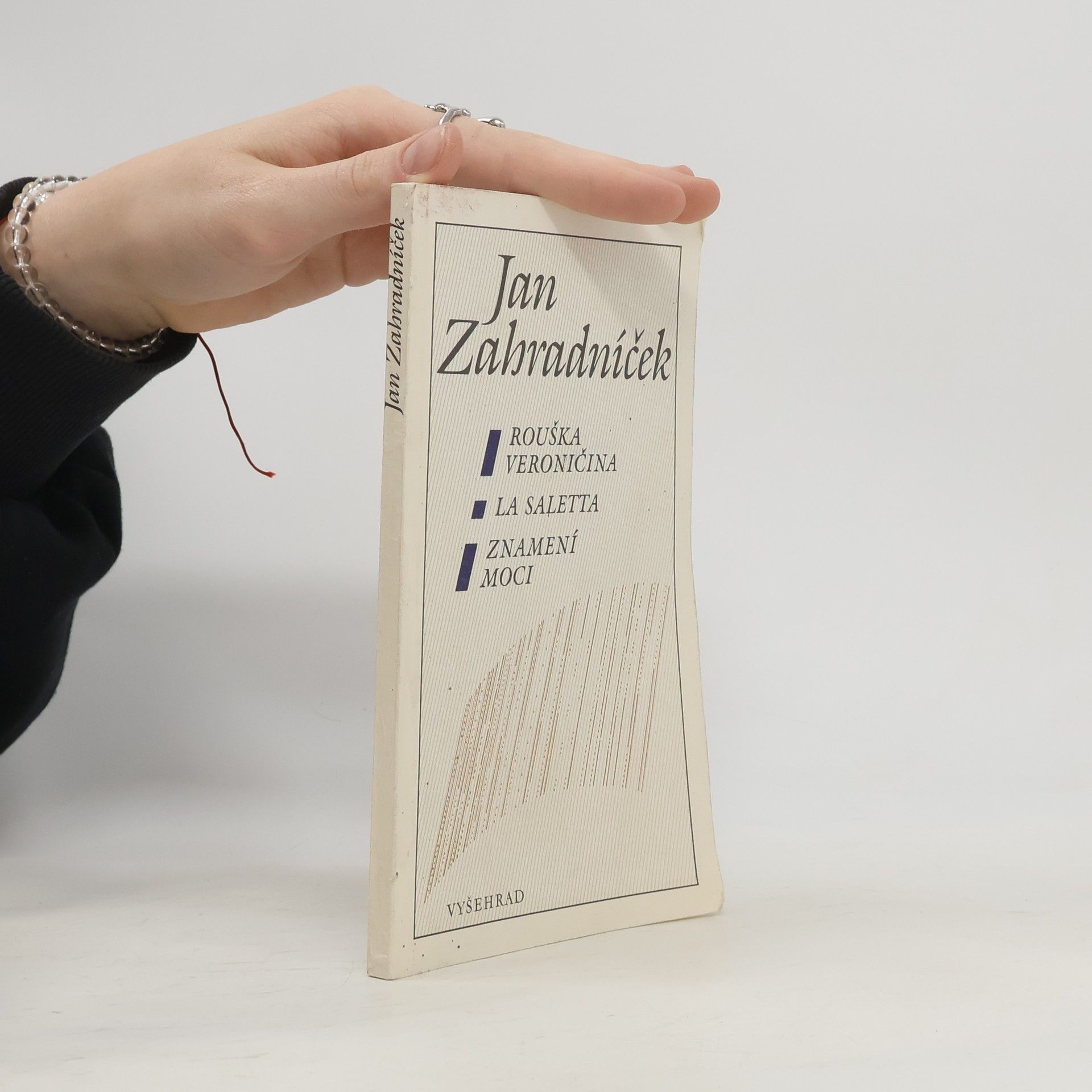 Jan Zahradníček Rouška Veroničina, La Saletta, Znamení moci