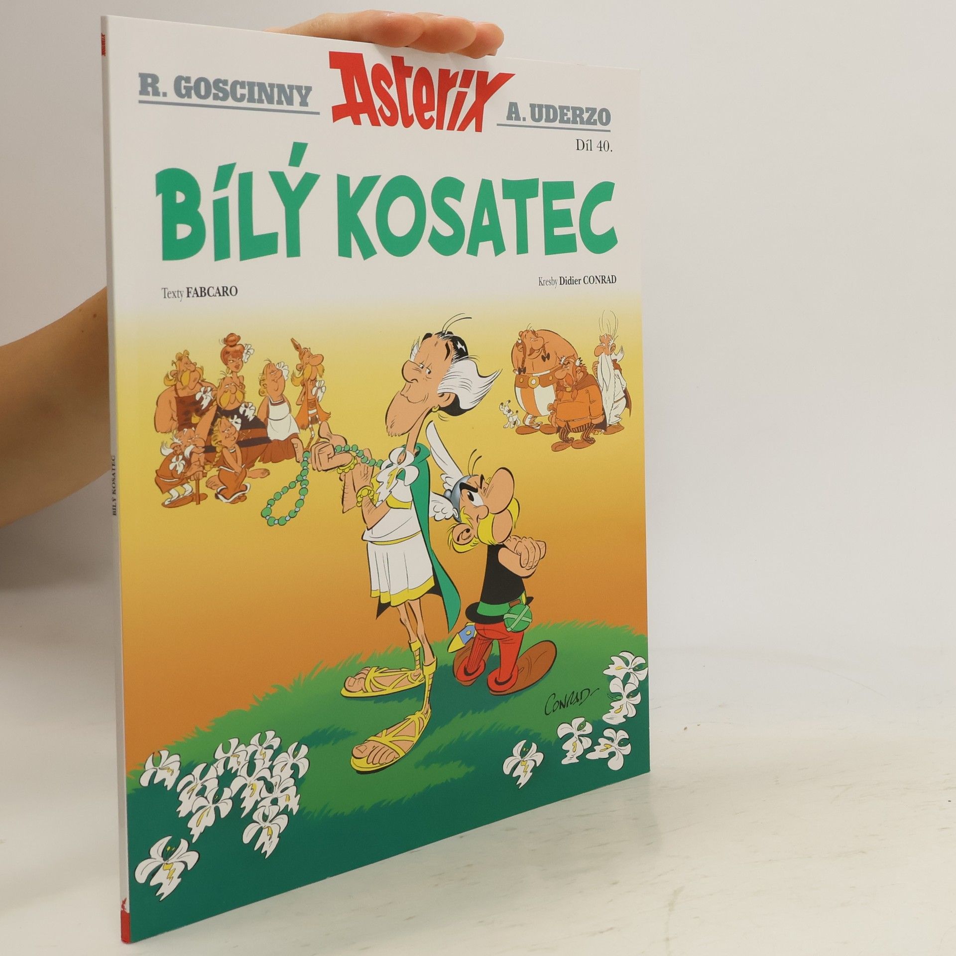 Fabcaro Asterix 40 - Bílý kosatec