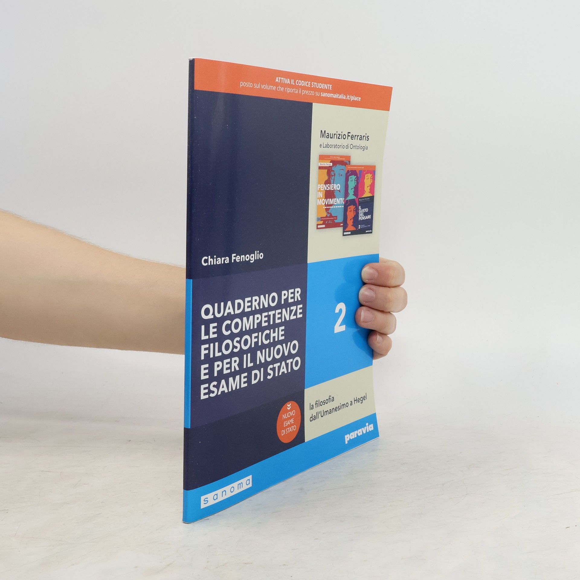 Chiara Fenoglio Quaderno per le competenze filosofiche e per il nuovo esame di stato 2