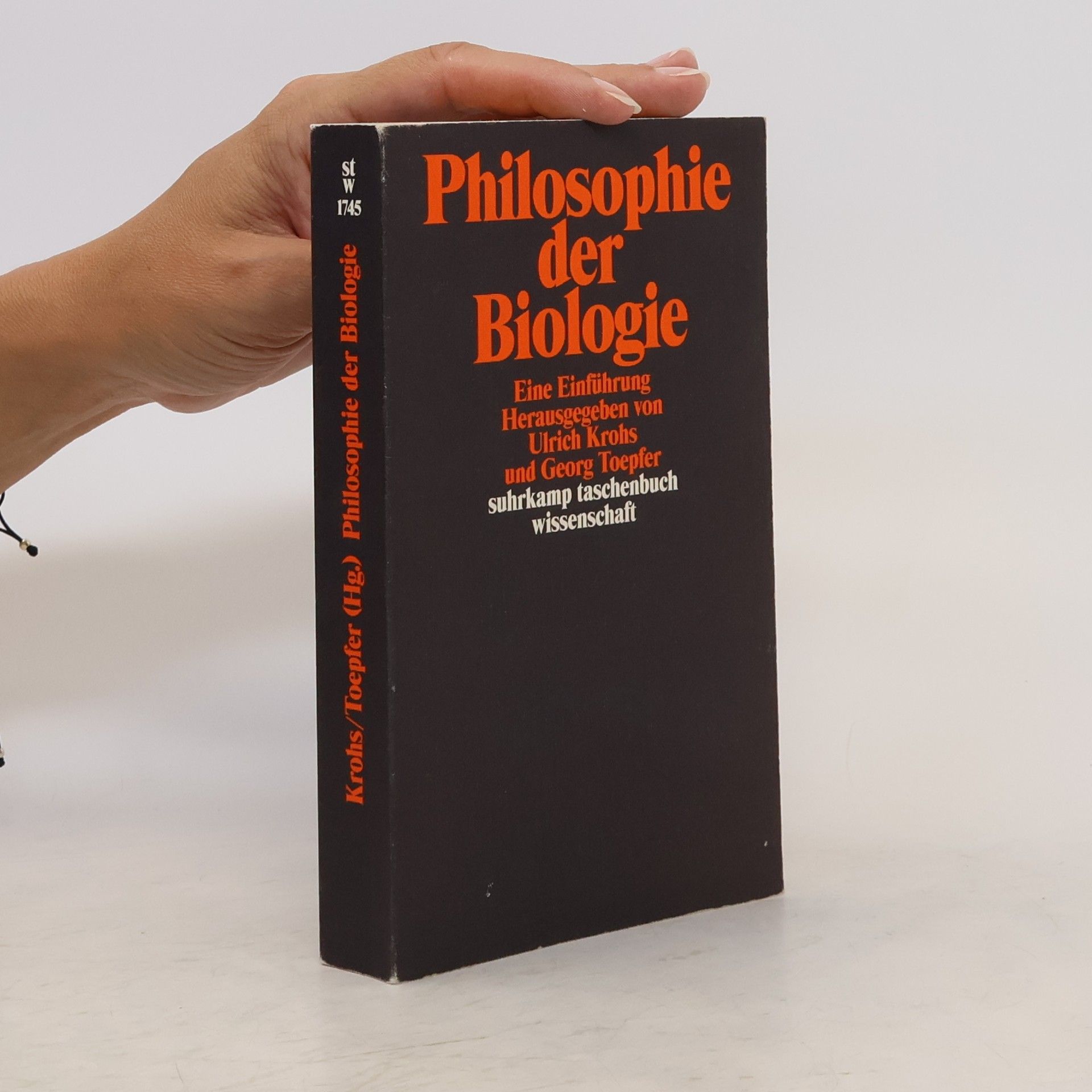 Ulrich Krohs Philosophie der Biologie