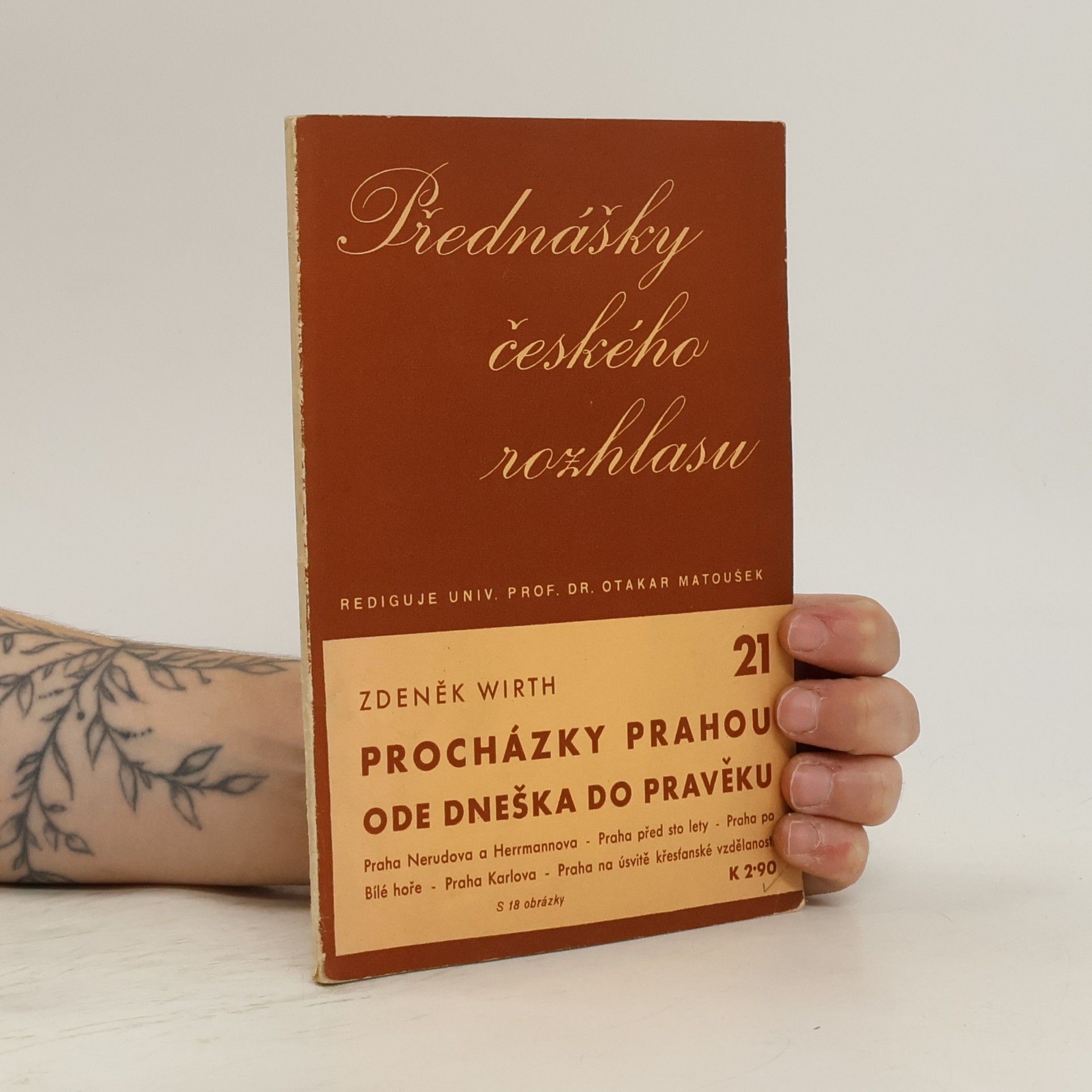 Zdeněk Wirth Procházky Prahou ode dneška do pravěku