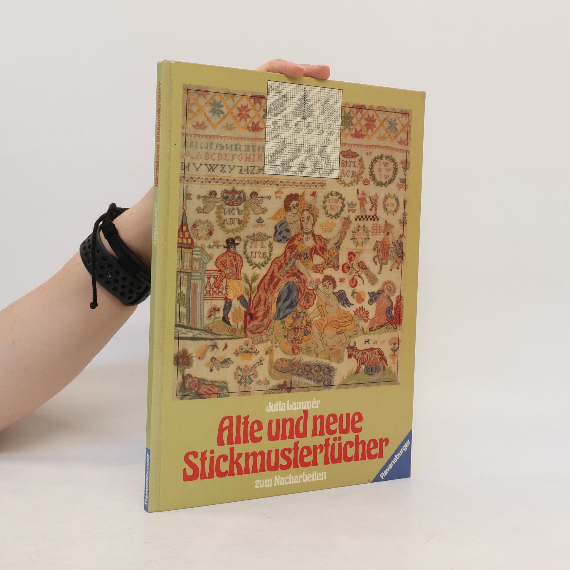 Jutta Lammèr Alte und neue Stickmustertücher zum Nacharbeiten