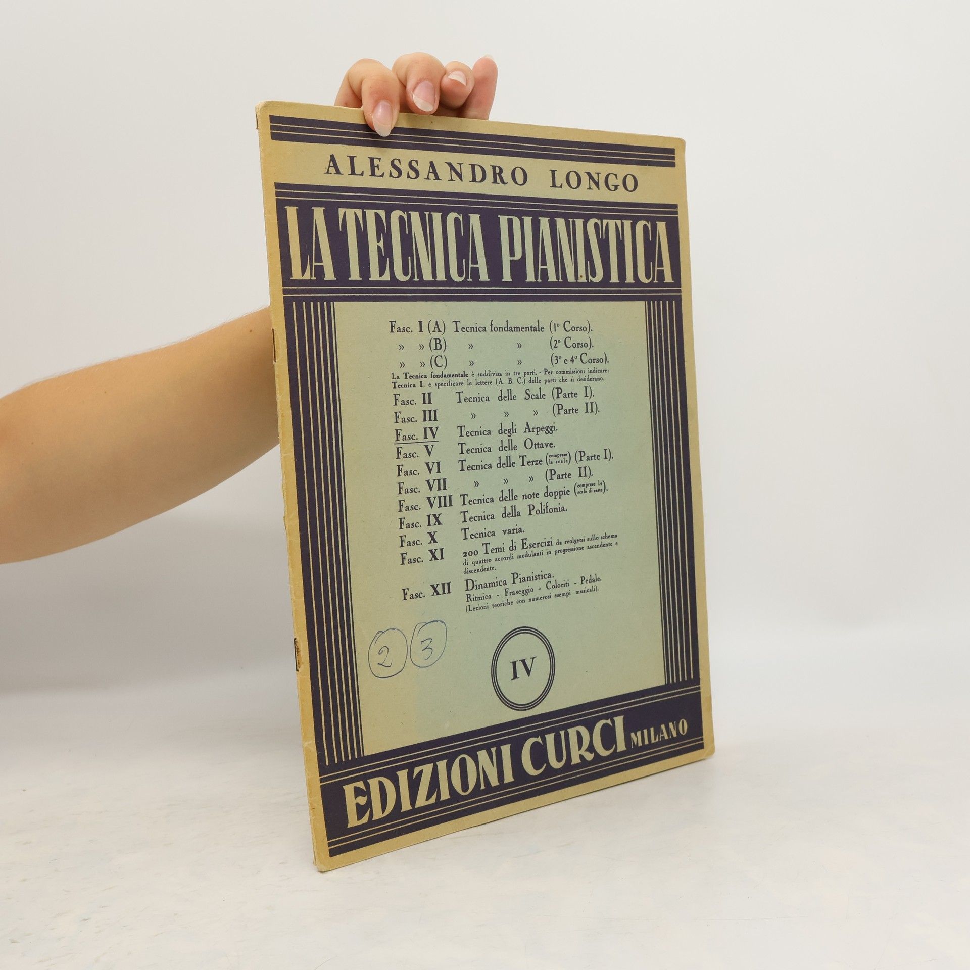 Alessandro Longo La tecnica pianistica