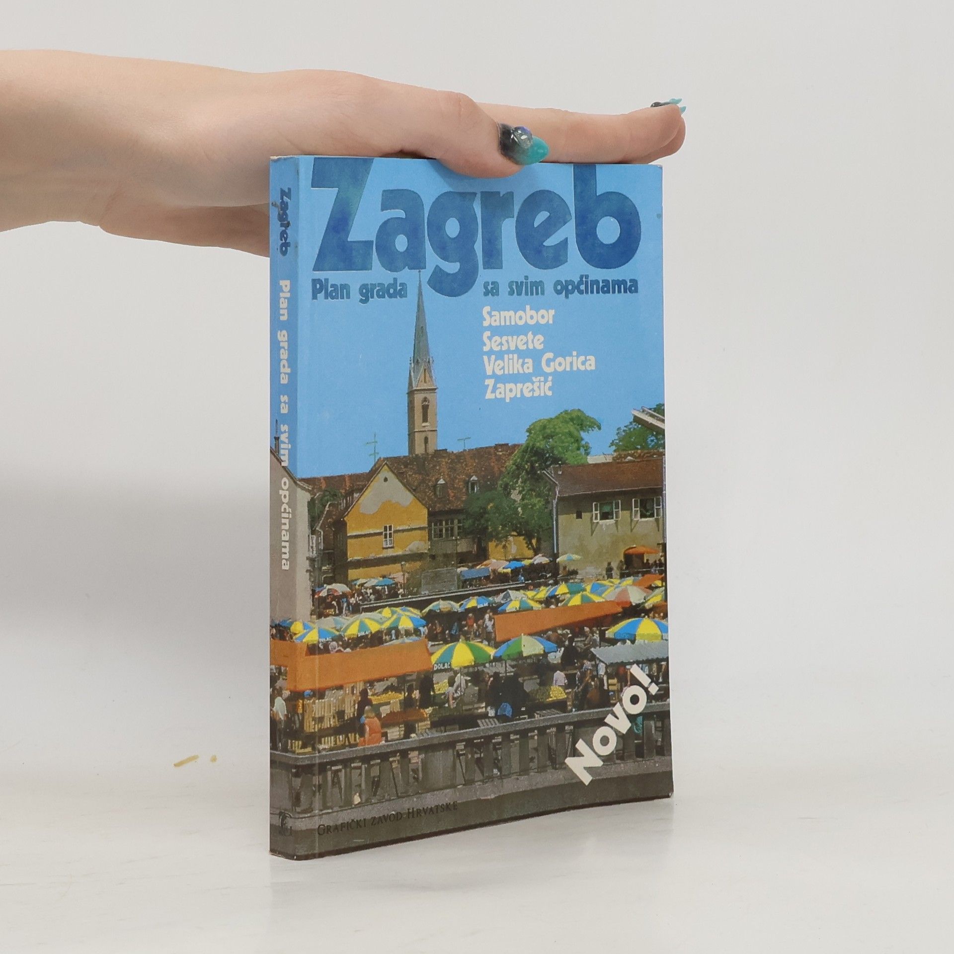 Collective Zagreb. Plan grada sa svim opčinama