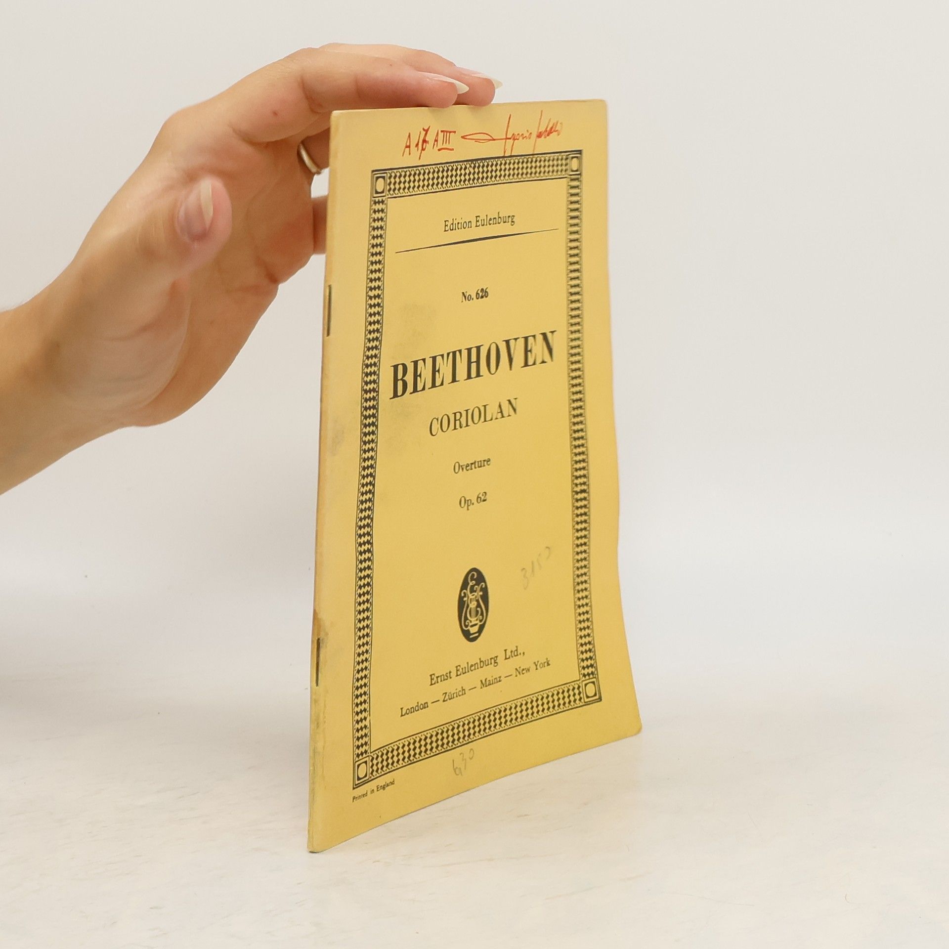 Ludwig van Beethoven Beethoven Op. 62. Coriolan Overture