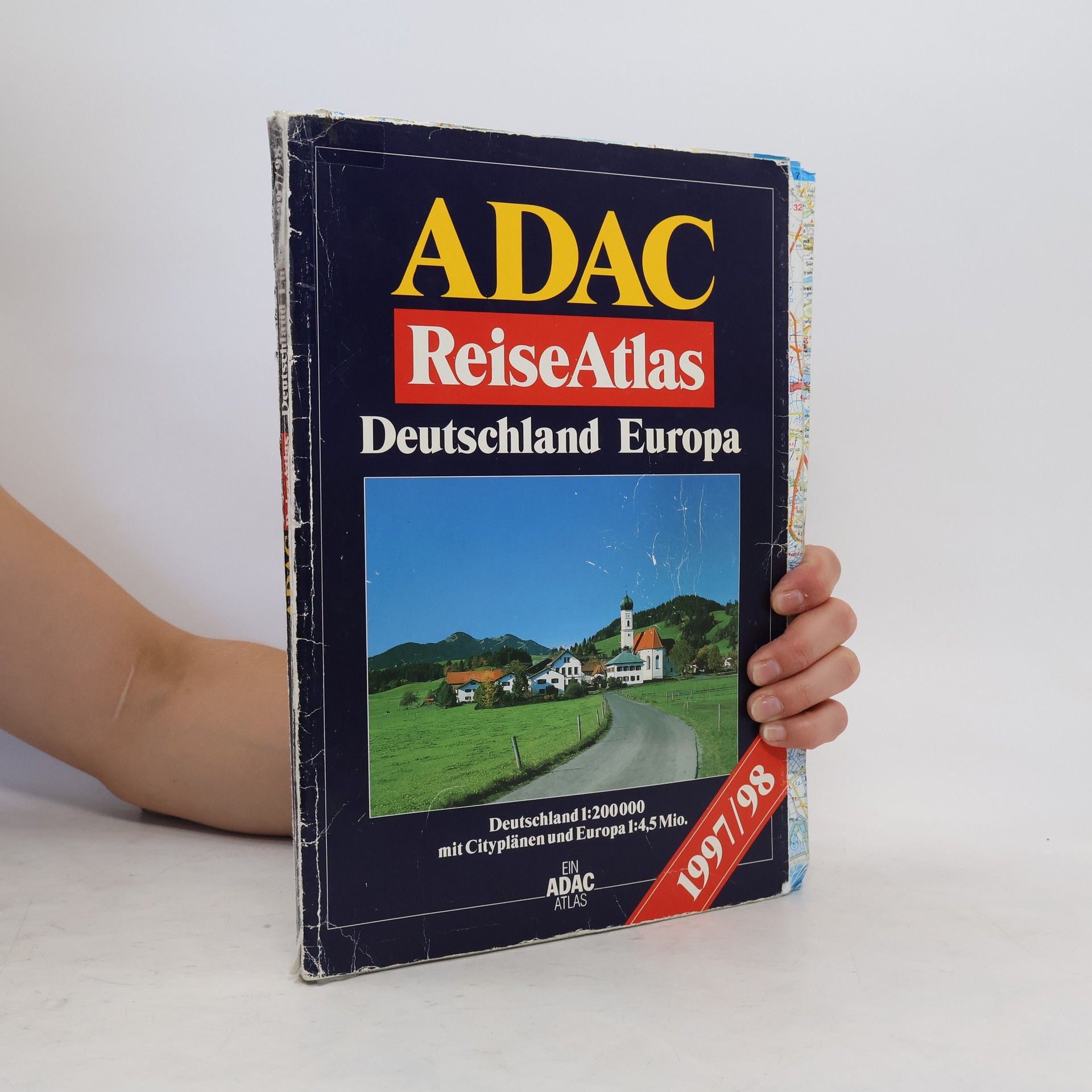 Collectif d'auteurs ADAC Reiseatlas Deutschland, Europa 1997/98 1:200 000