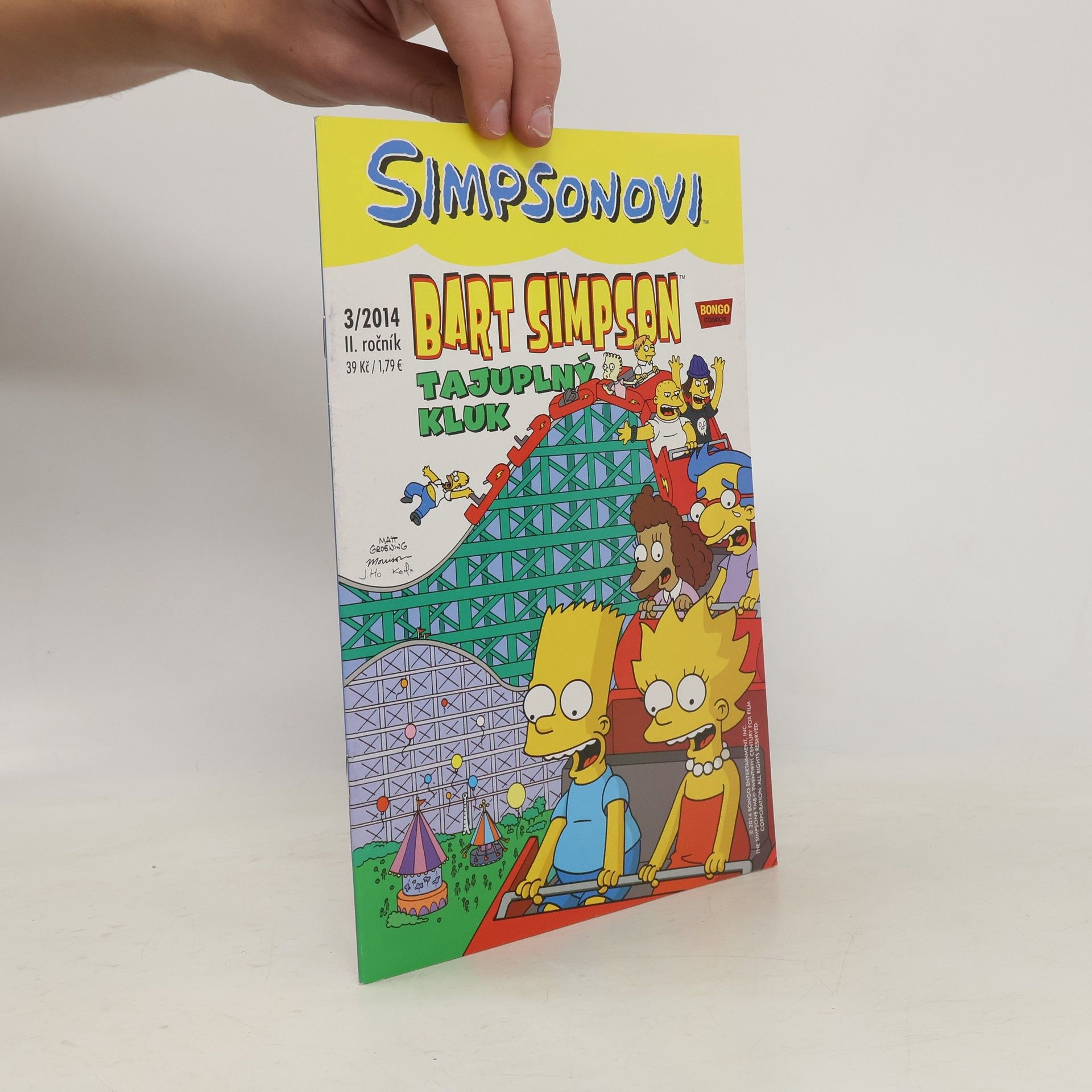 Matt Groening Simpsonovi - Bart Simpson 3/2014 - Tajuplný kluk