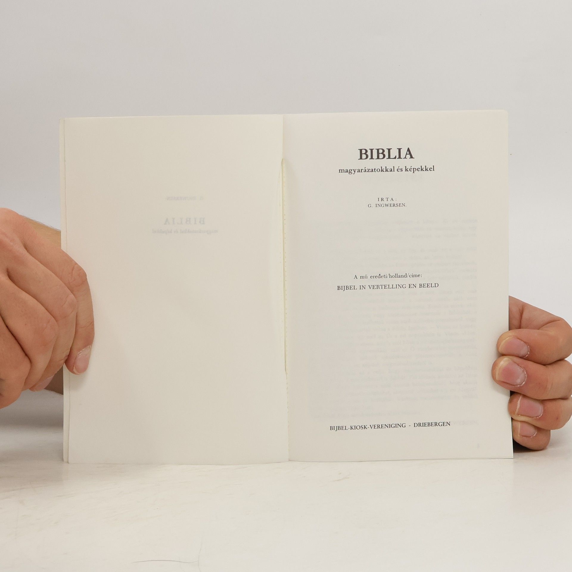 Gesina Ingwersen Biblia magyarázatokkal és képekkel