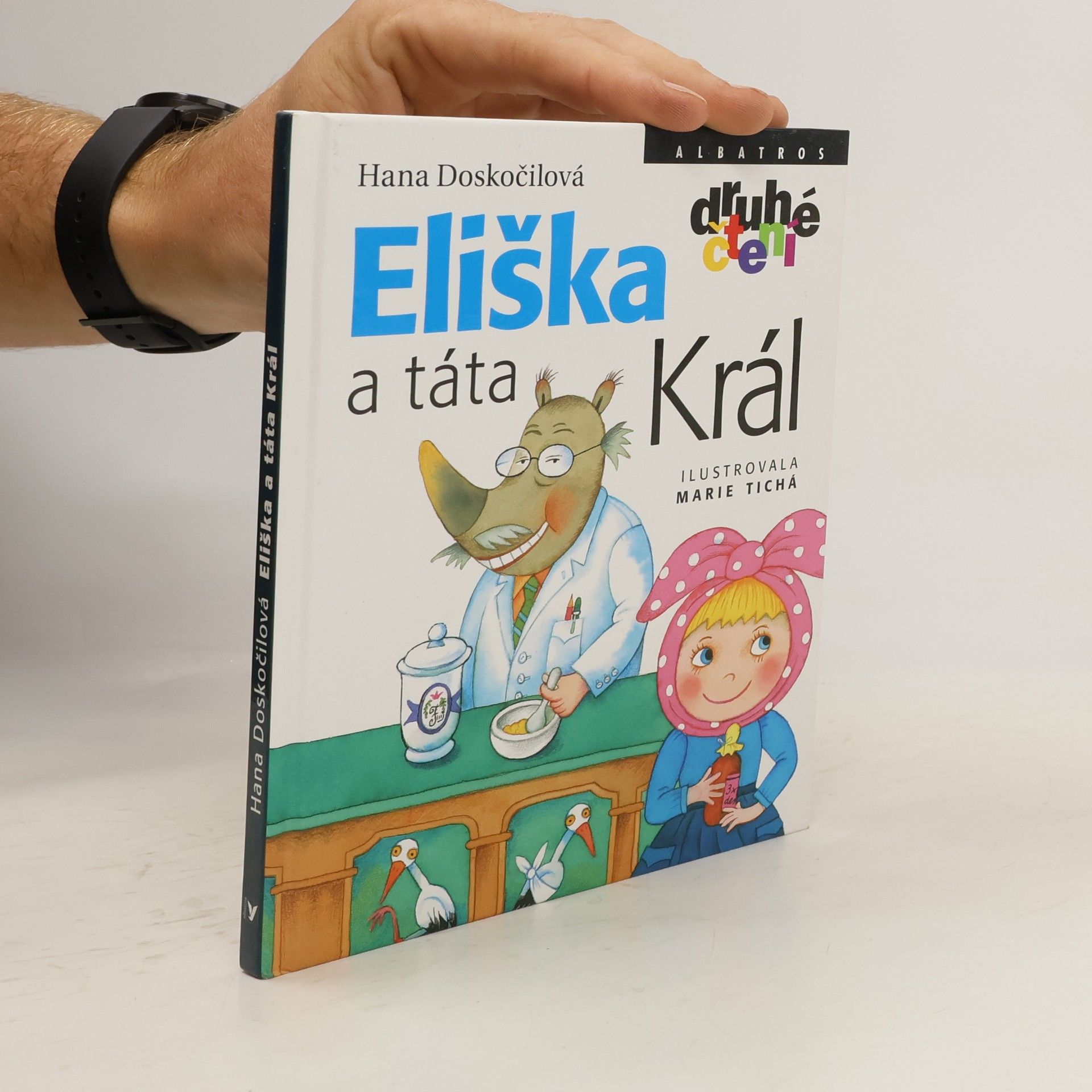 Hana Doskočilová Eliška a táta Král