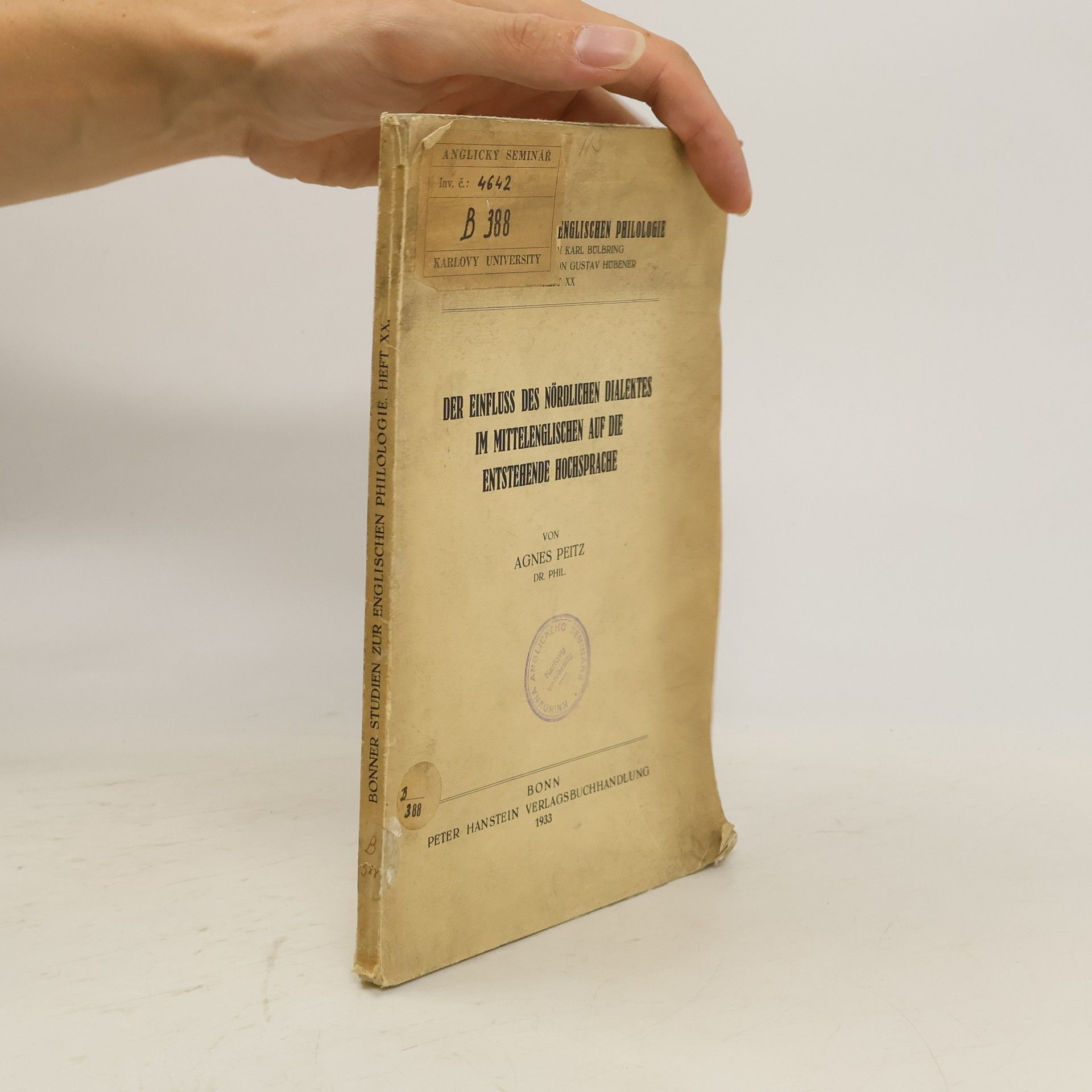 Agnes Peitz Der Einfluss des nördlichen Dialektes im Mittelenglischen auf die entstehende Hochsprache