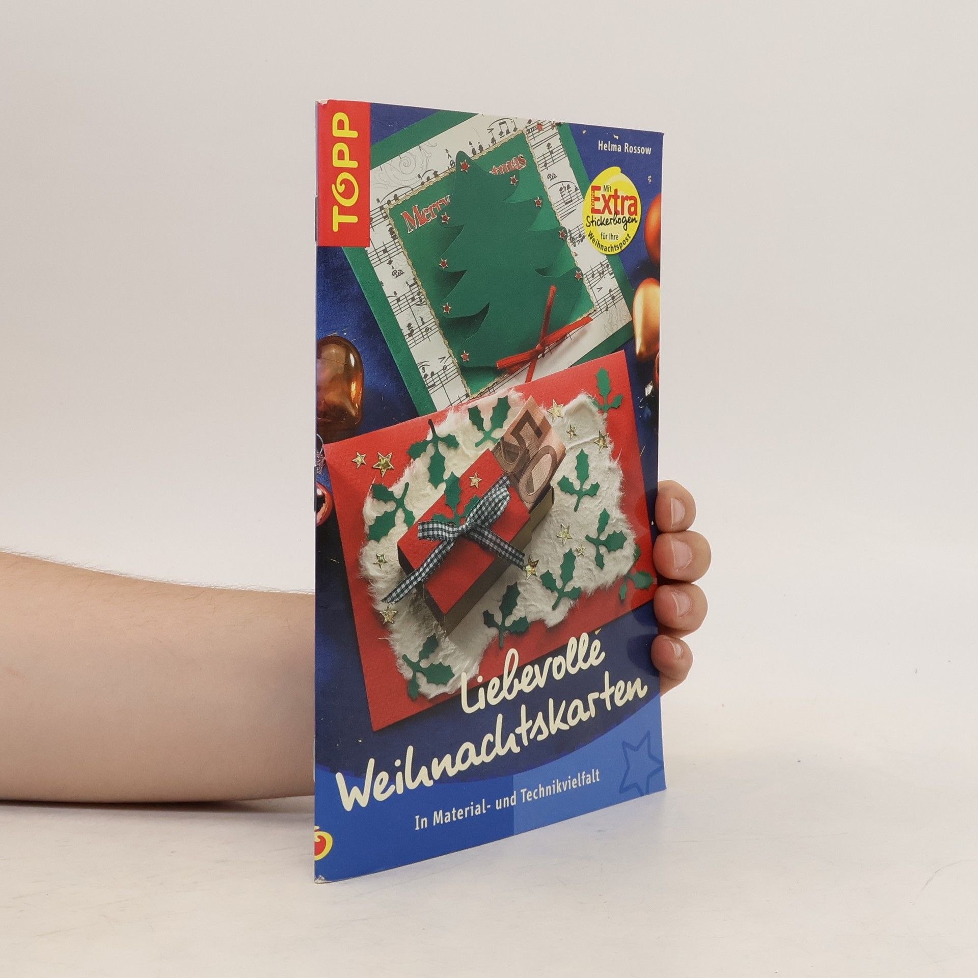 Helma Rossow Liebevolle Weihnachtskarten in Material- und Technikvielfalt