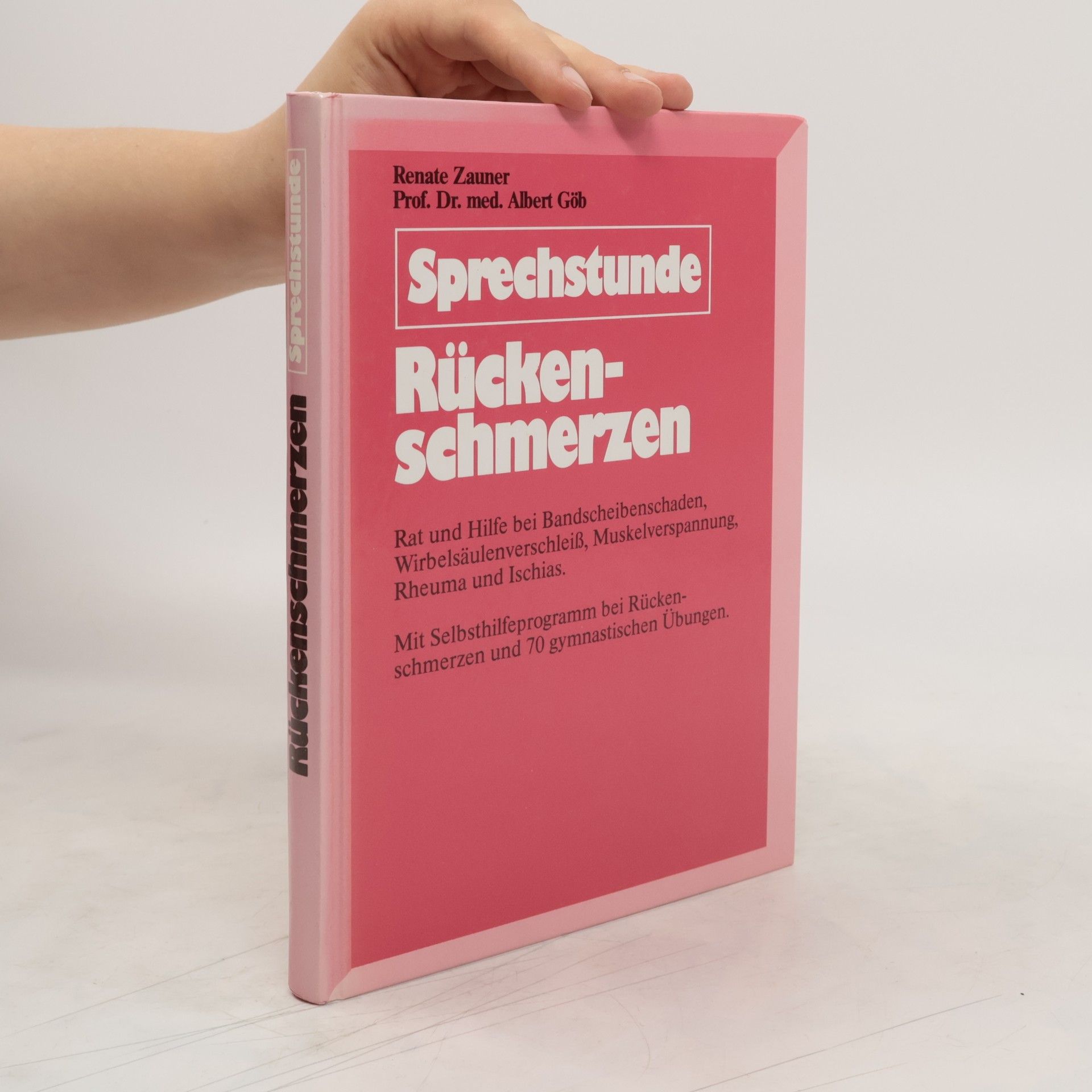 Renate Zauner Sprechstunde Rückenschmerzen