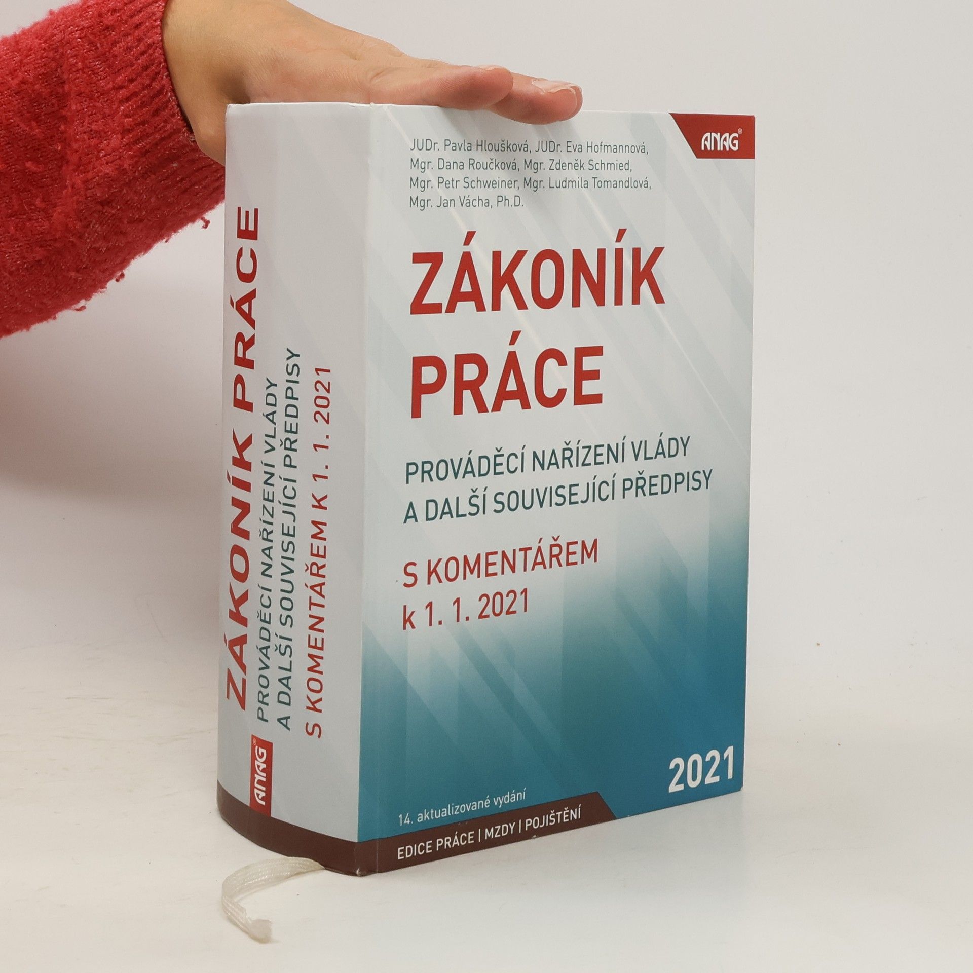 Collectif d'auteurs Zákoník práce. Prováděcí nařízení vlády a další související předpisy (s komentářem k 1. 1. 2021)