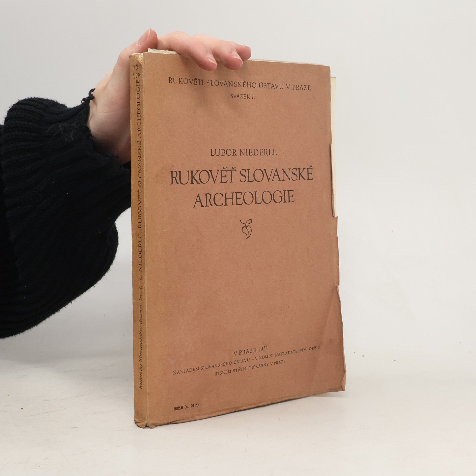 Niederle Lubor Rukověť slovanské archeologie