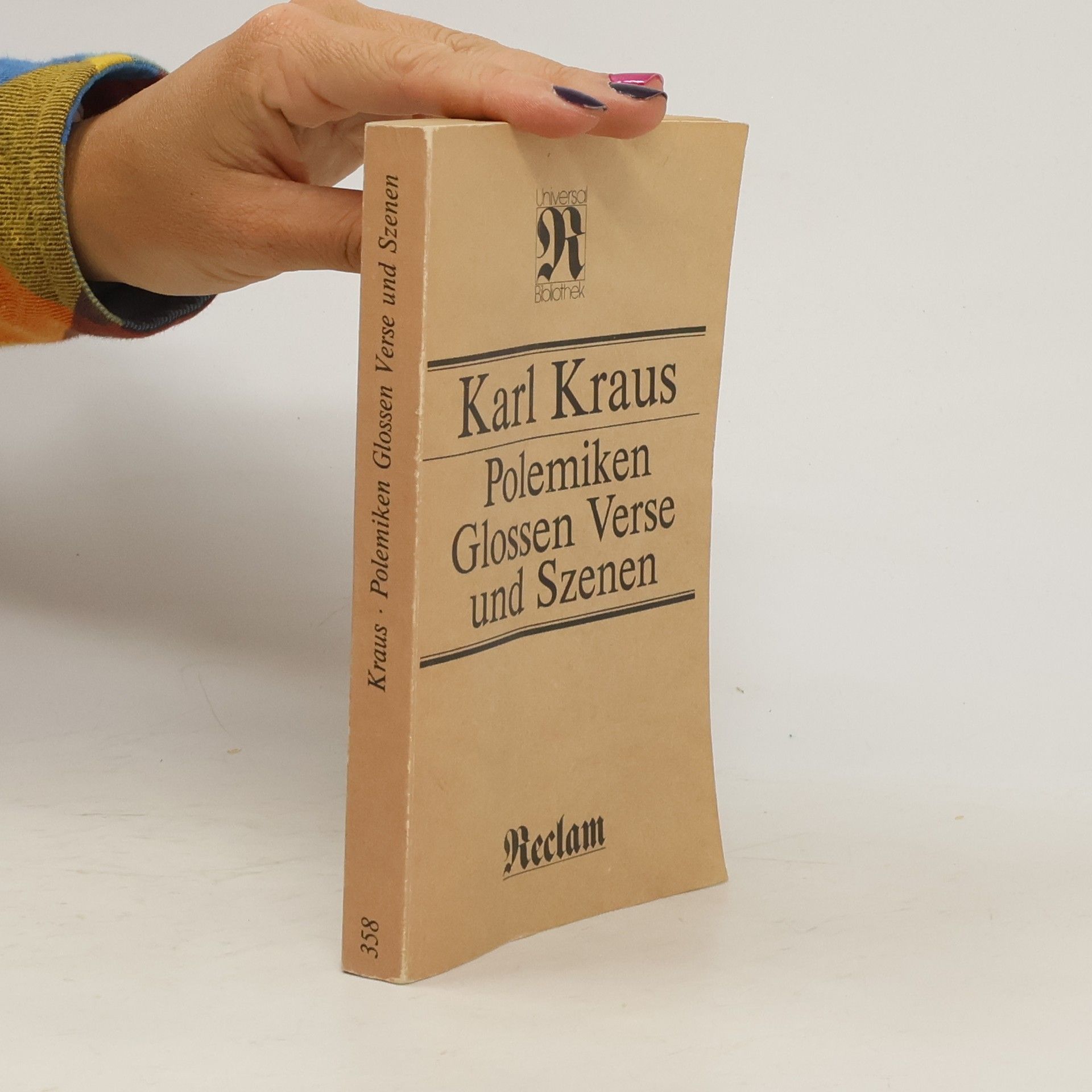 Karel Kraus Polemiken, Glossen, Verse und Szenen