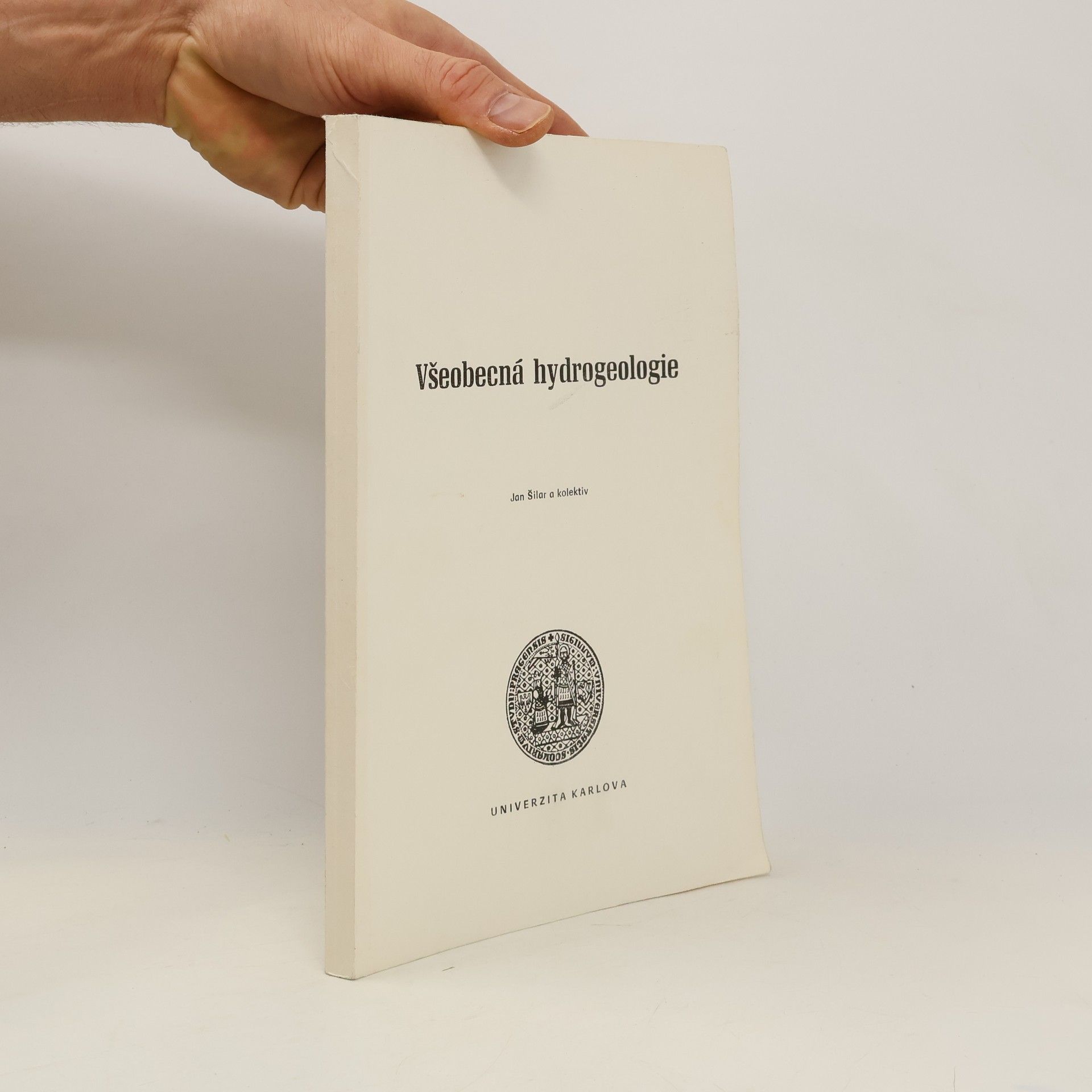 Jan Šilar Všeobecná hydrogeologie