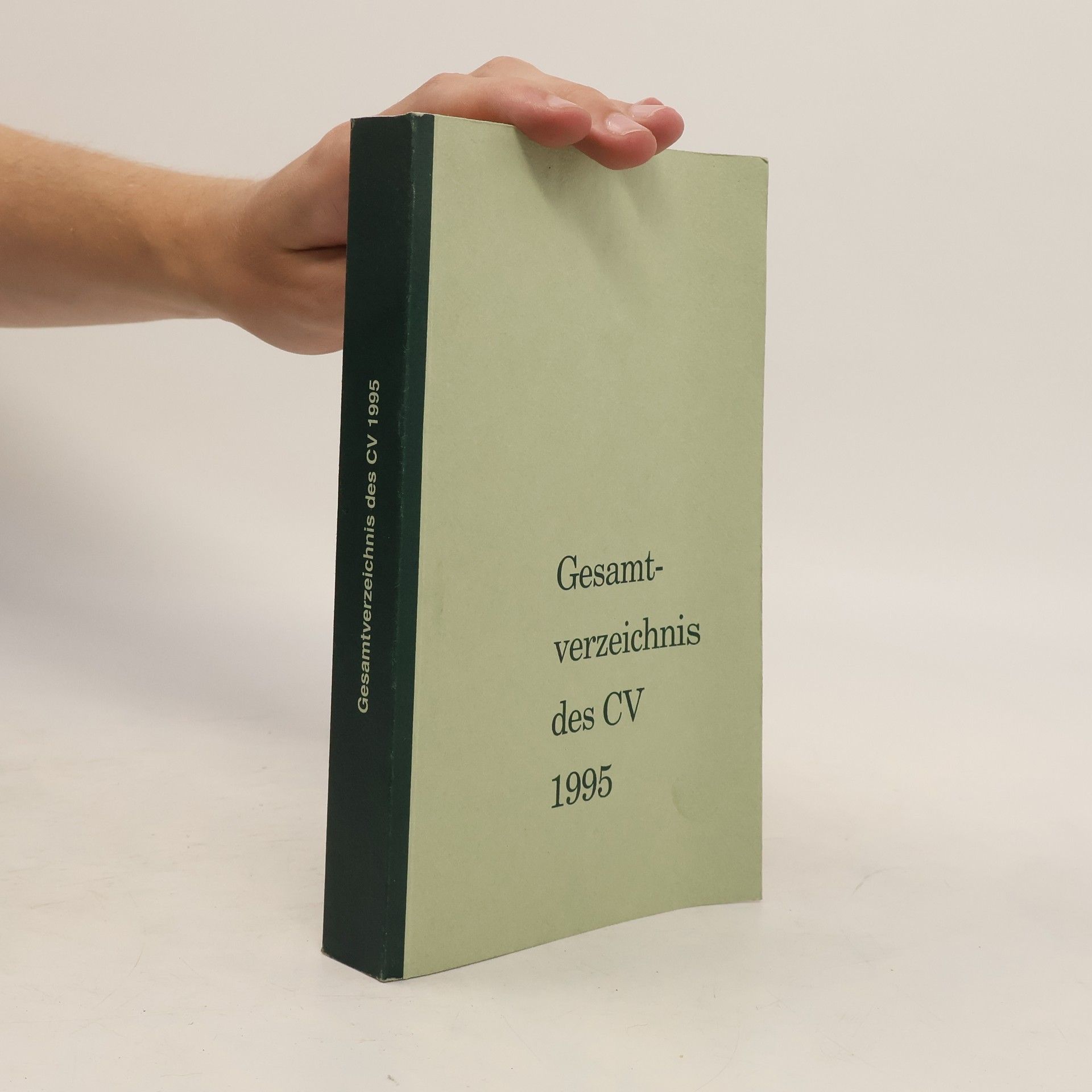 Collectif d'auteurs Gesamtverzeichnis des CV 1995
