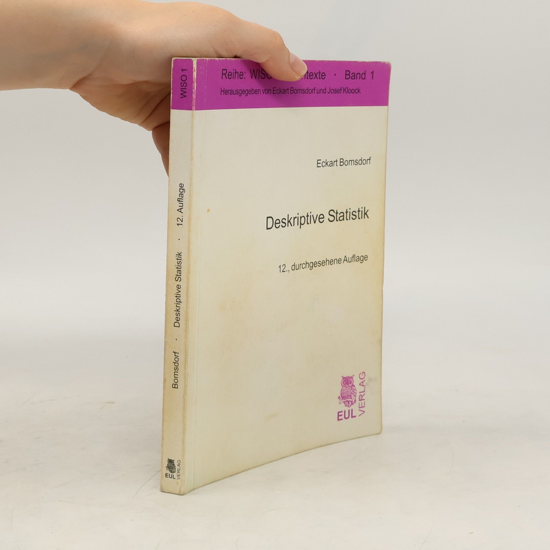 Eckart Bomsdorf Deskriptive Statistik