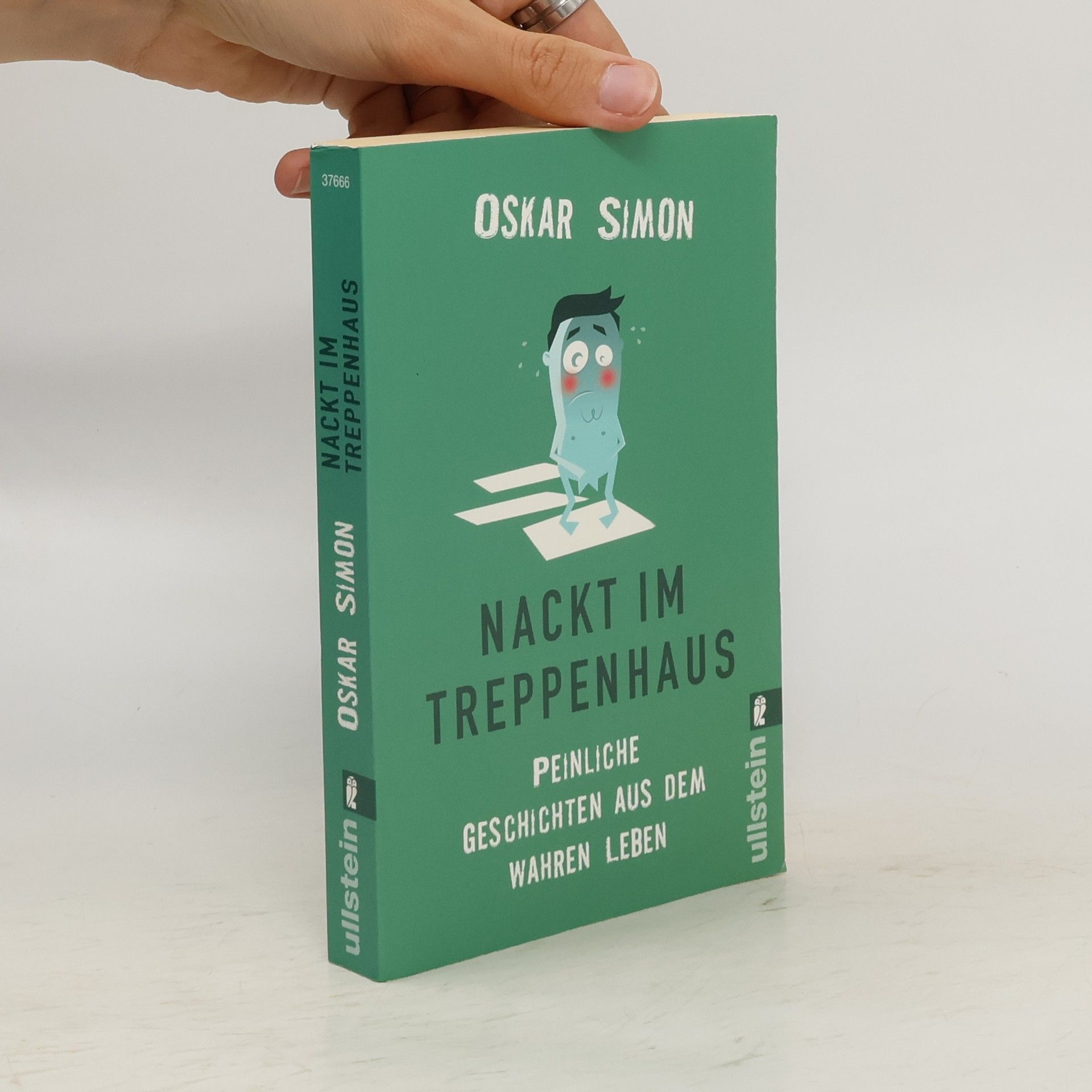 Oskar Simon Nackt im Treppenhaus