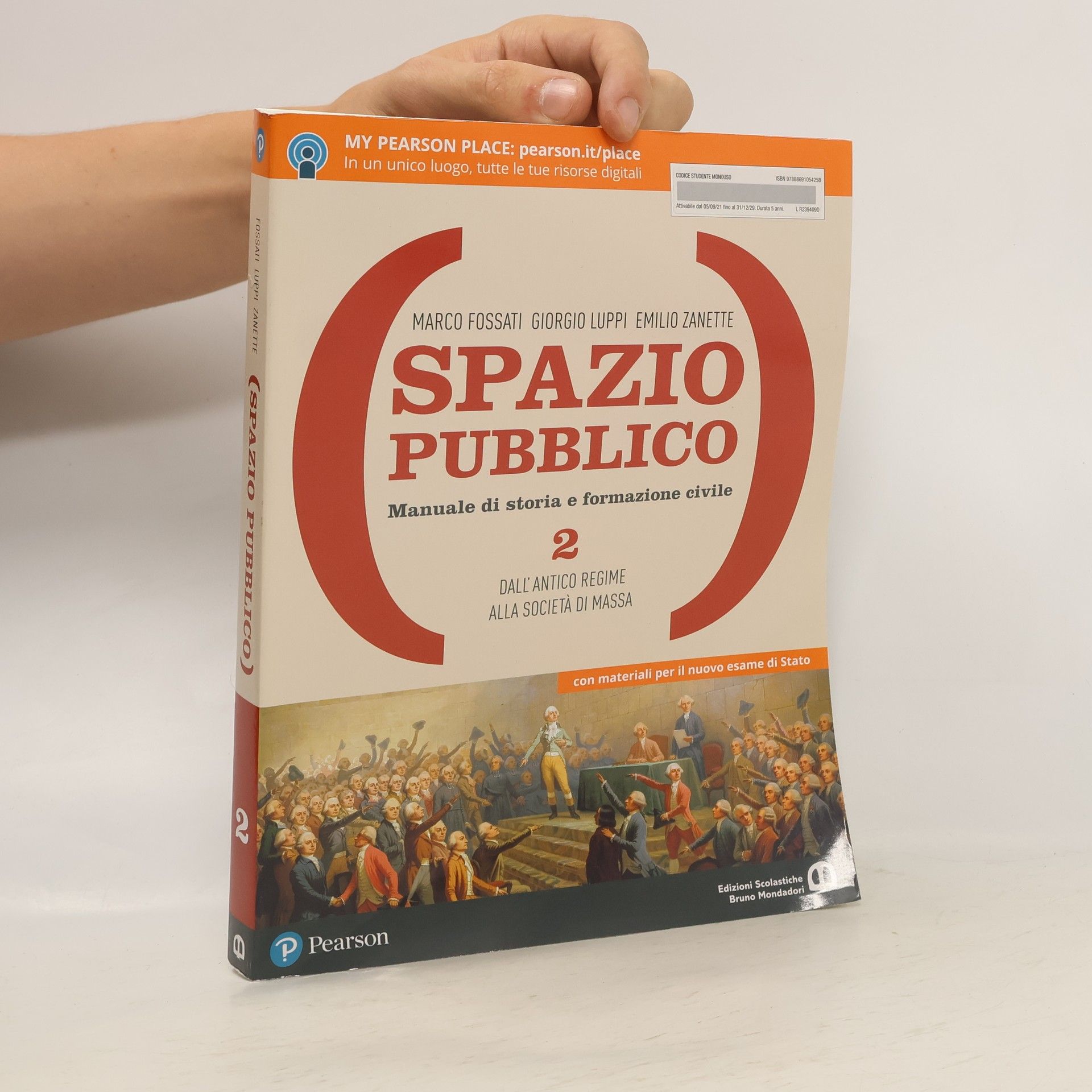 Marco Fossati Spazio pubblico. Manuale di storia e formazione civile 2
