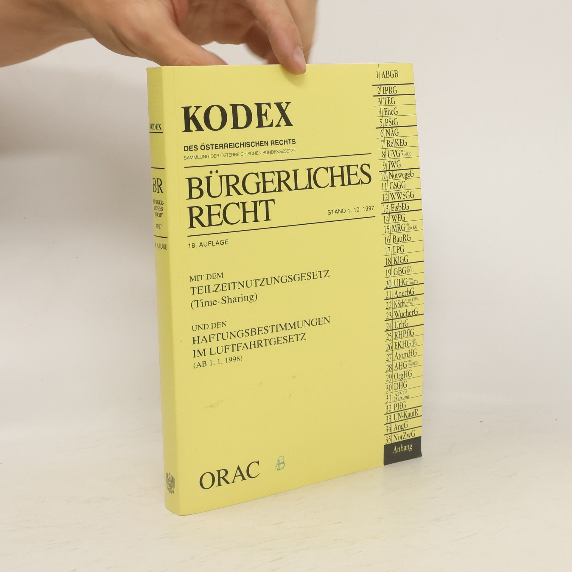 Collectif d'auteurs Burgerliches Recht (Kodex des osterreichischen Rechts)