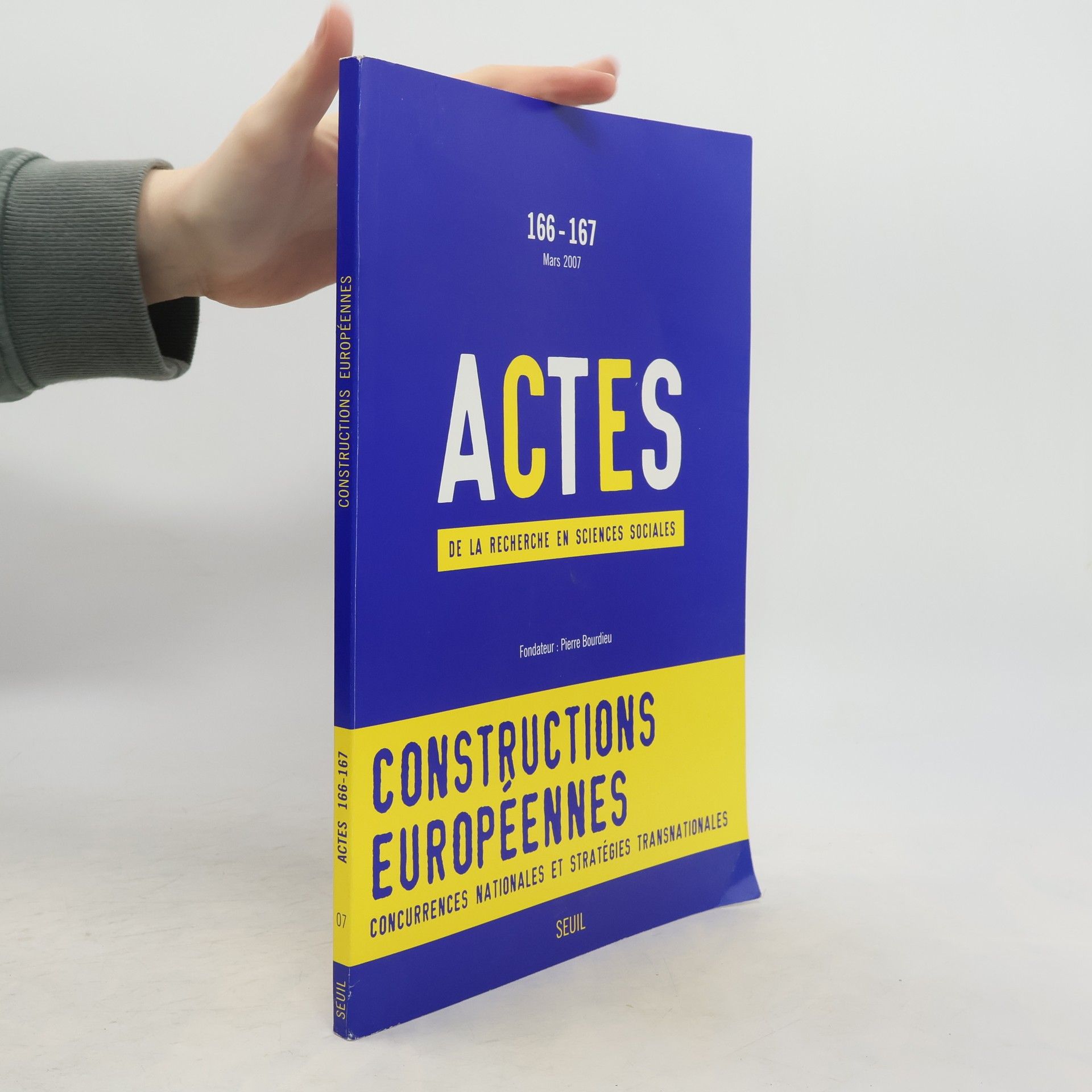 Antonin Cohen Constructions européennes : concurrences nationales et stratégies transnationales