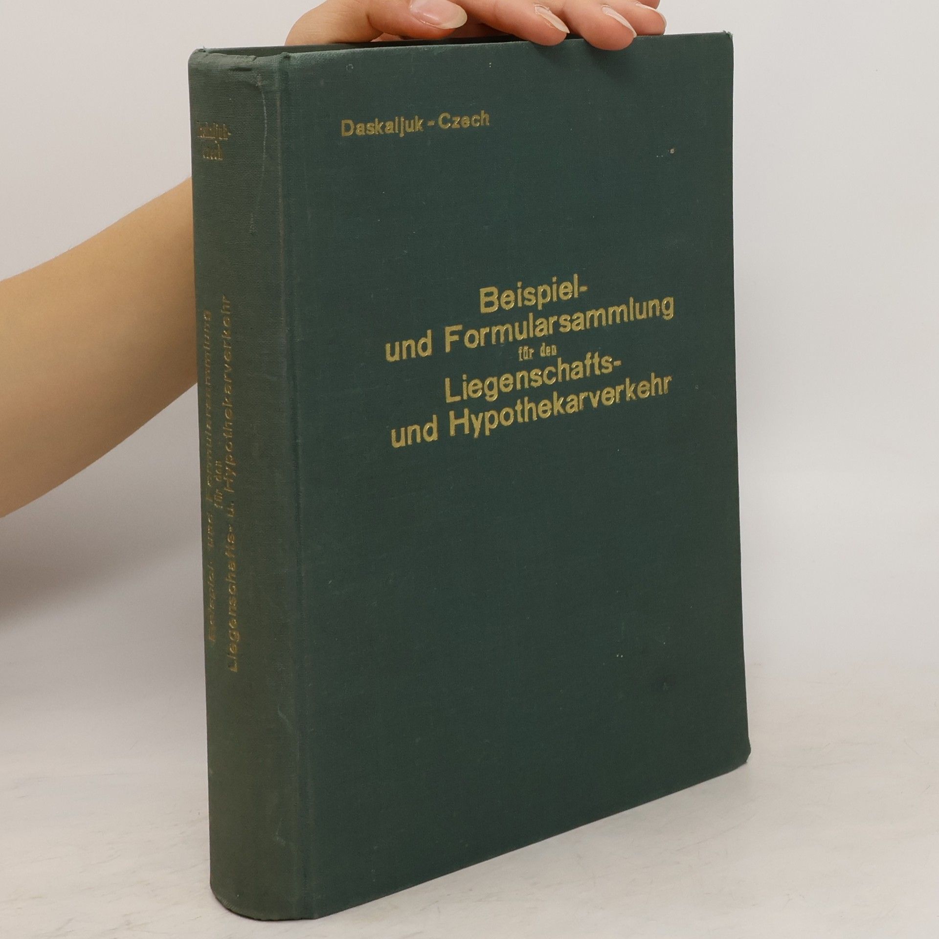 Orestes W. Daskaljuk Beispiel- u. Formularsammlung für den Liegenschafts- und Hypothekarverkehr