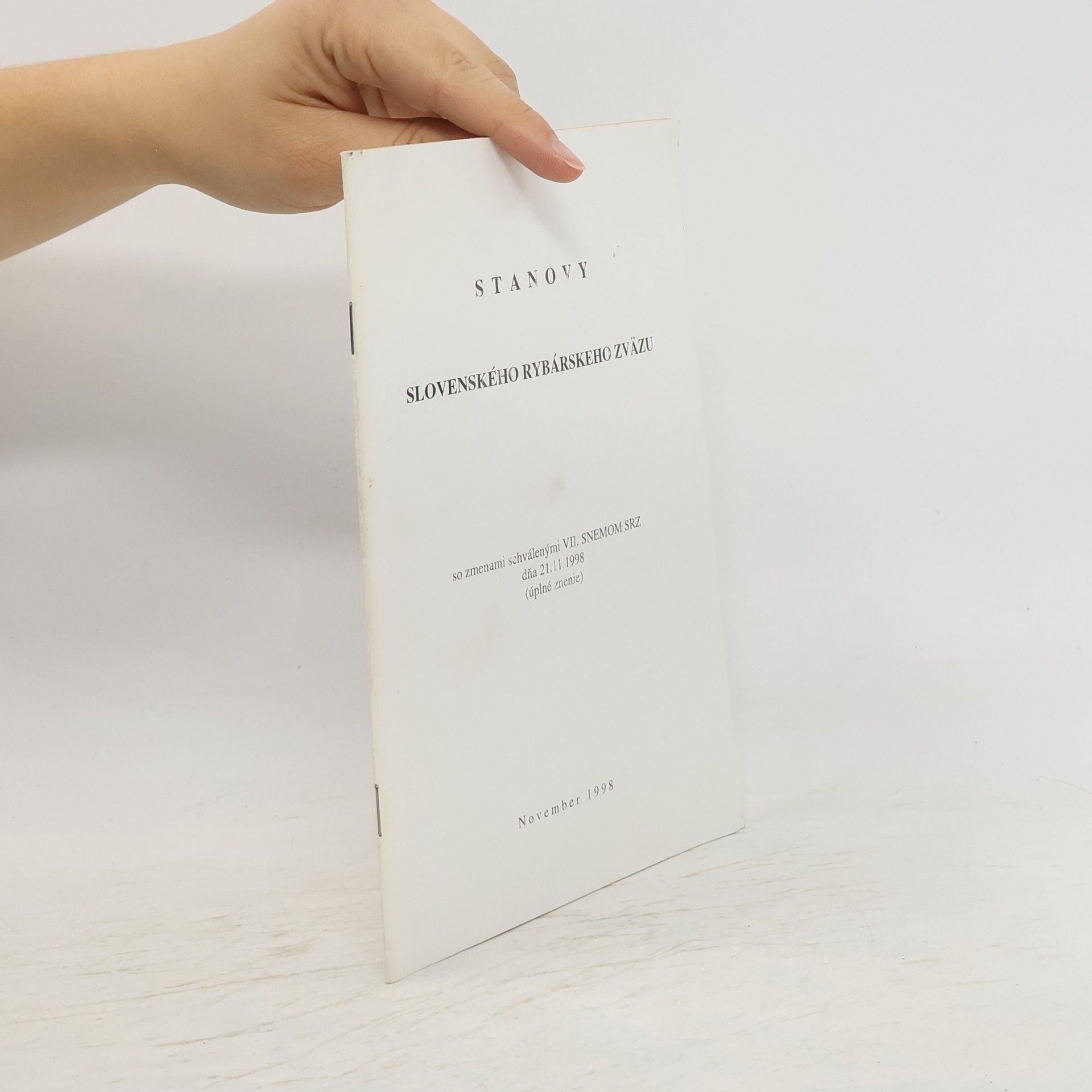 Autores varios Stanovy slovenského rybárskeho zväzu