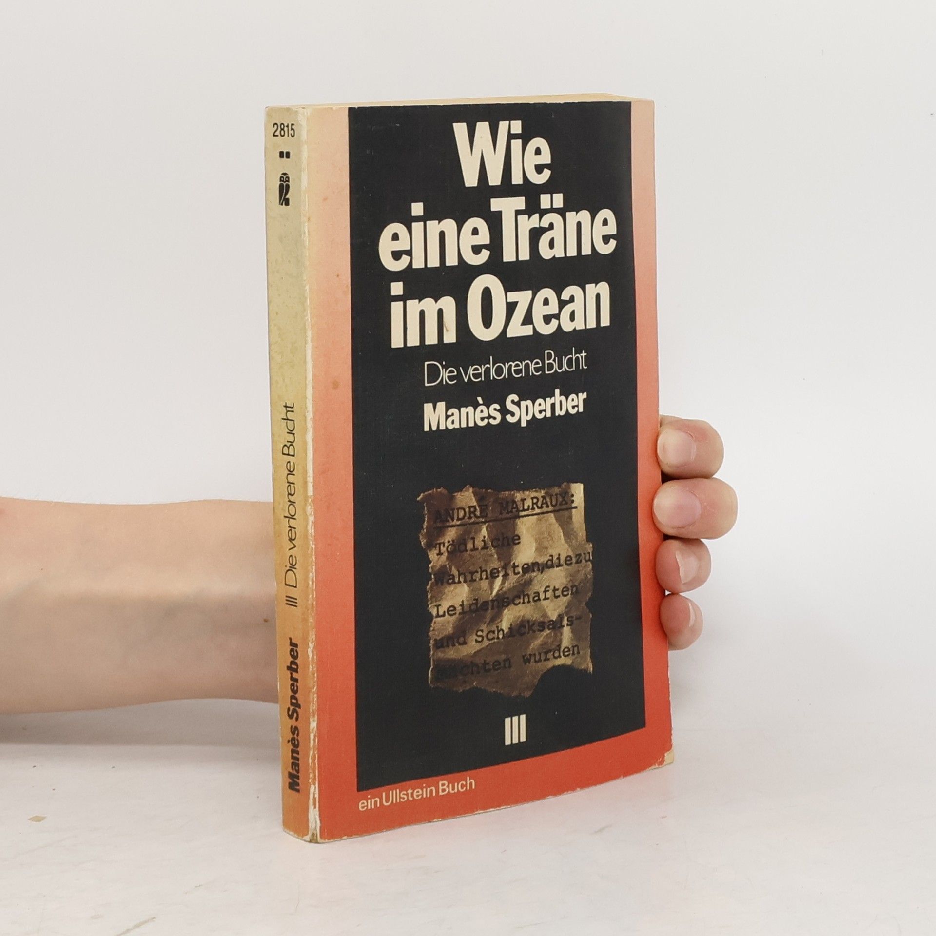 Mane s. Sperber Wie eine Träne im Ozean