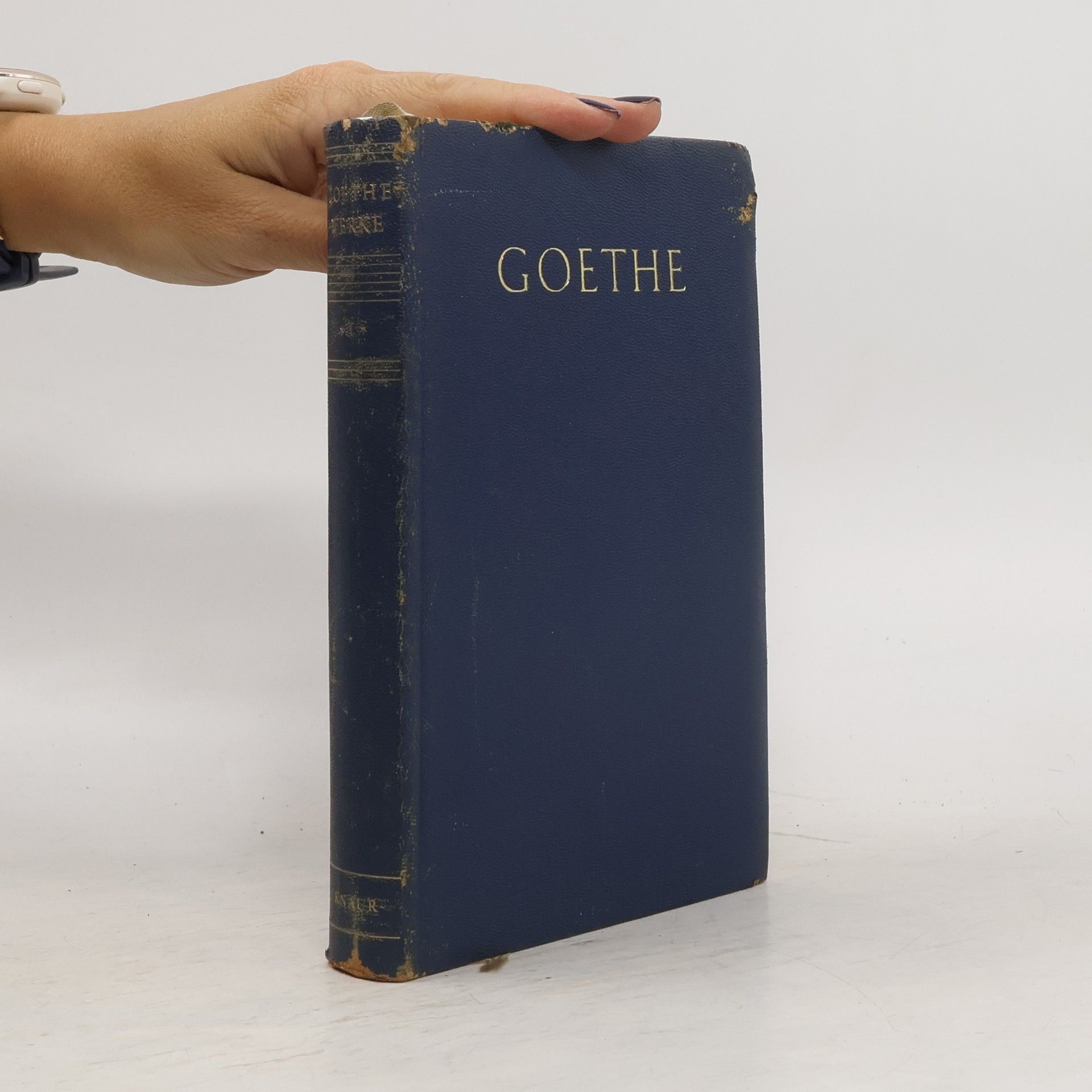 Johann Wolfgang von Goethe Goethes Werke I.