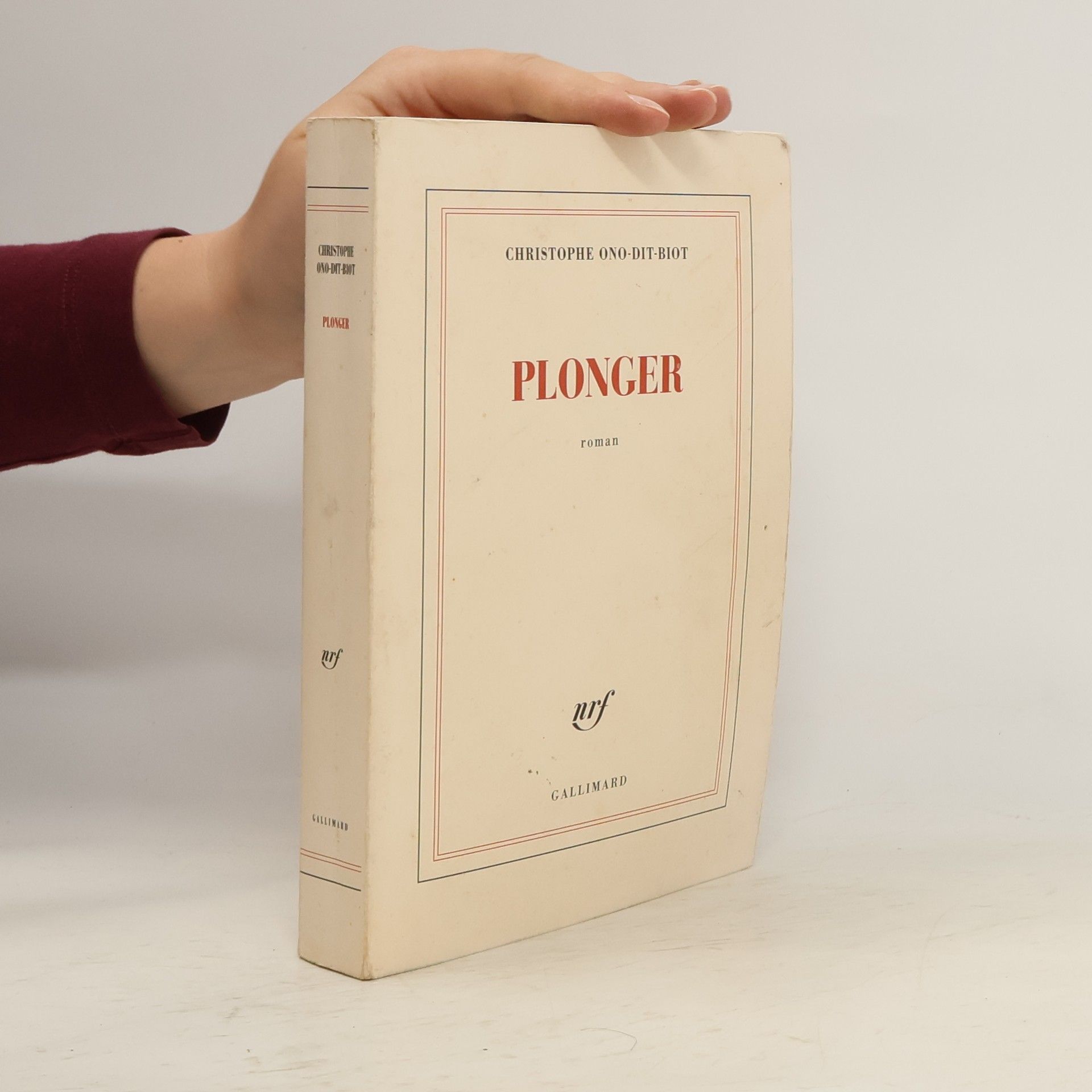 Christophe Ono-dit-Biot Plonger. Ausgezeichnet mit dem Les lauriers verts de la forêt des livres, prix de la rentrée 2013 und mit dem Grand prix du roman de l'Académie française 2013