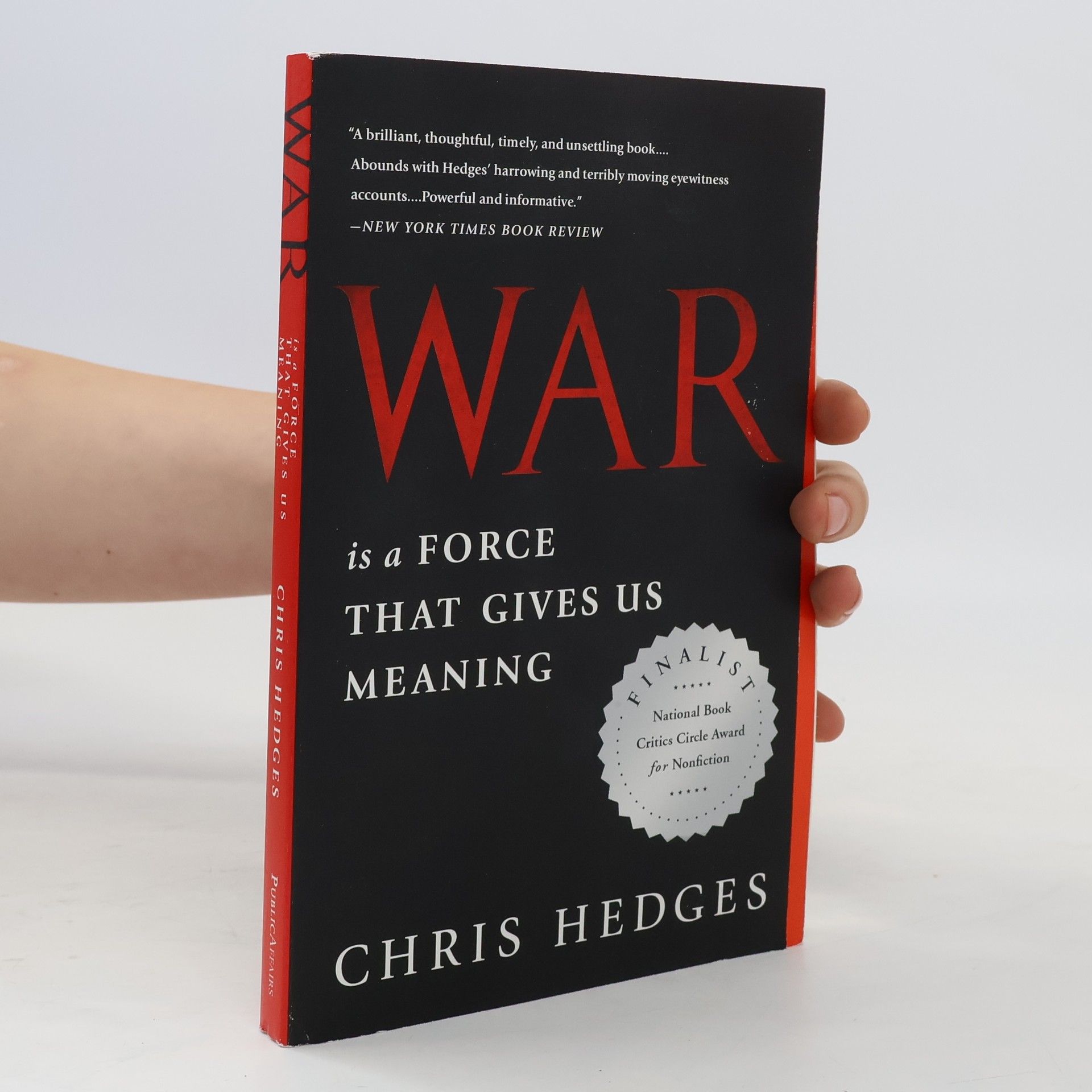 Chris Hedges War Is a Force that Gives Us Meaning