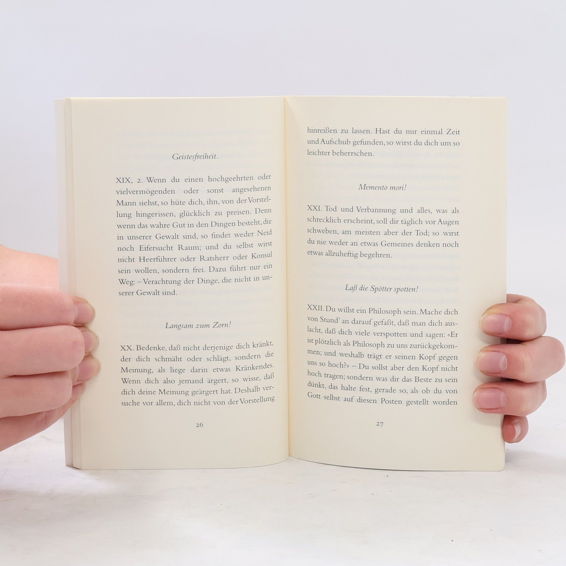 Epiktétos Das Buch vom geglückten Leben