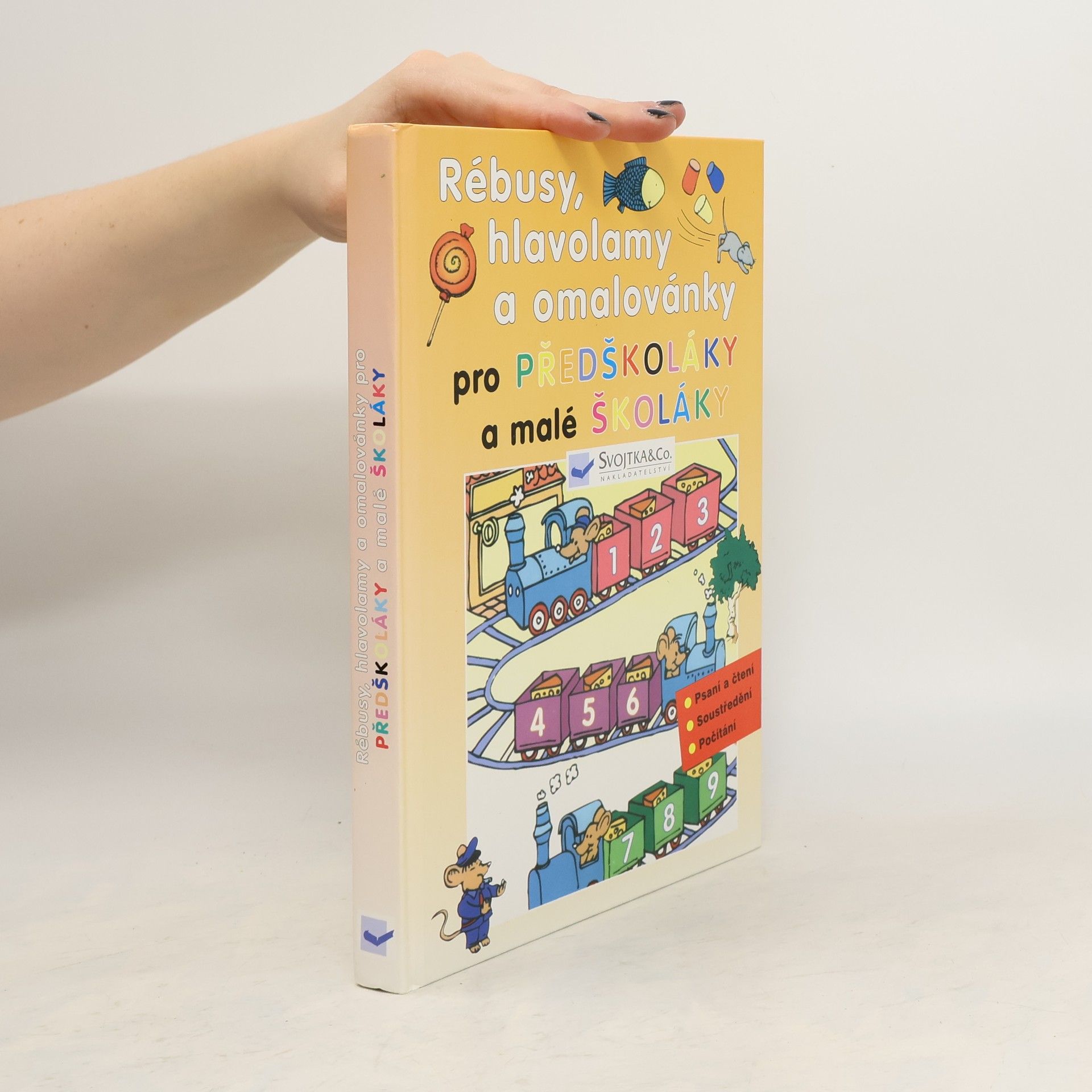 Collectif d'auteurs Rébusy, hlavolamy a omalovánky pro předškoláky a malé školáky