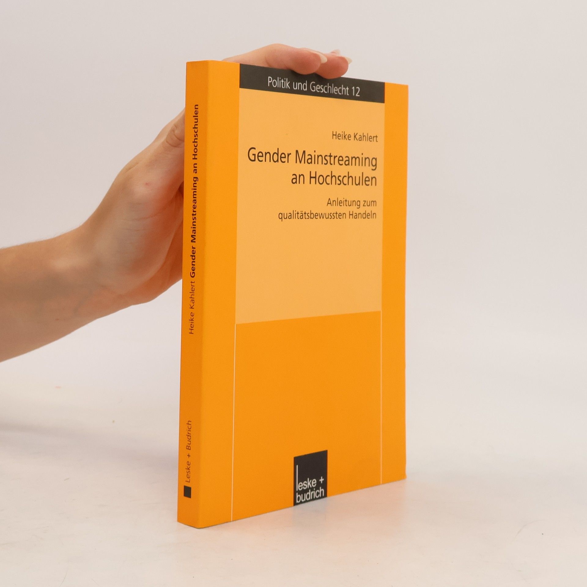 Heike Kahlert Gender Mainstreaming an Hochschulen